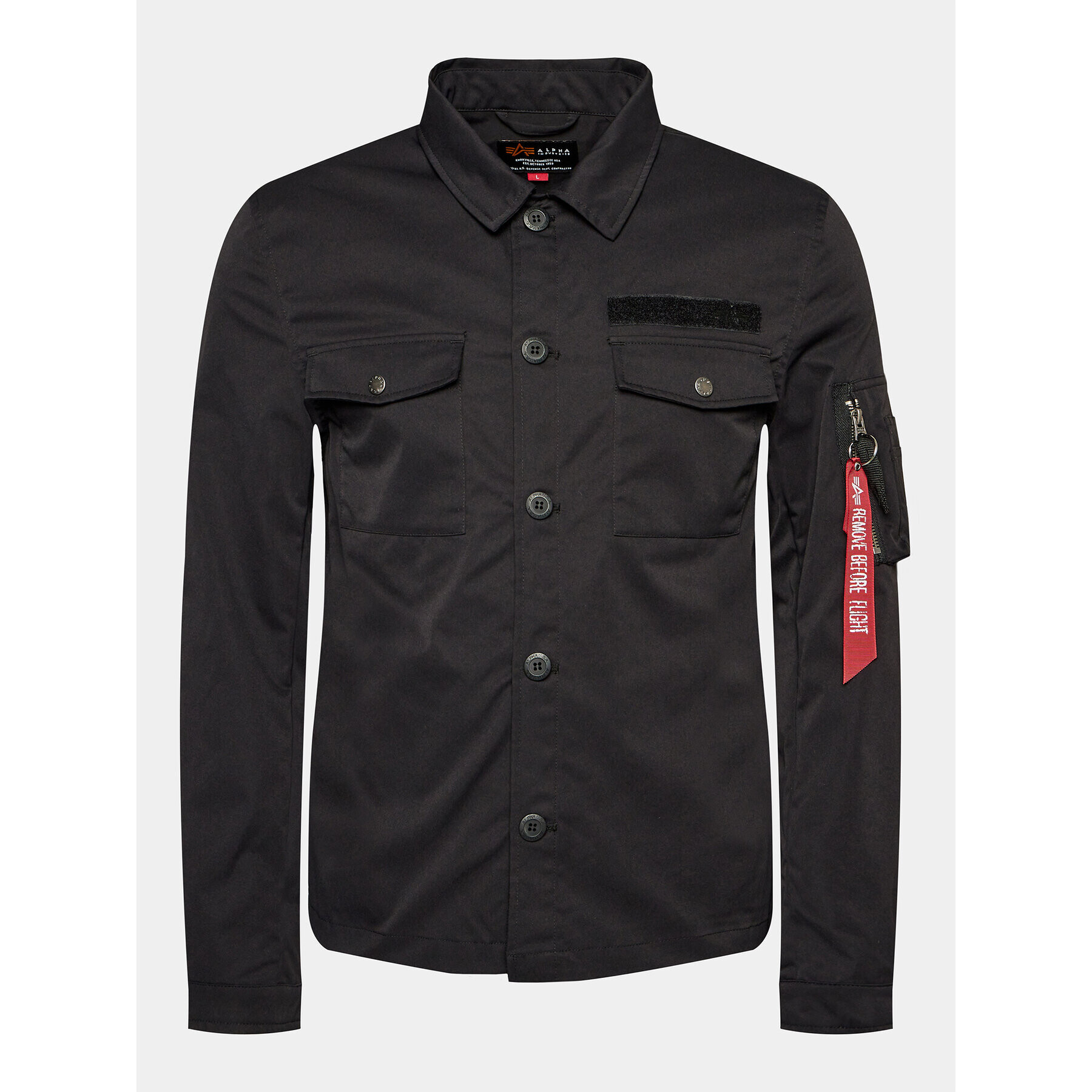 Alpha Industries Košile 108123 Černá Regular Fit - Pepit.cz