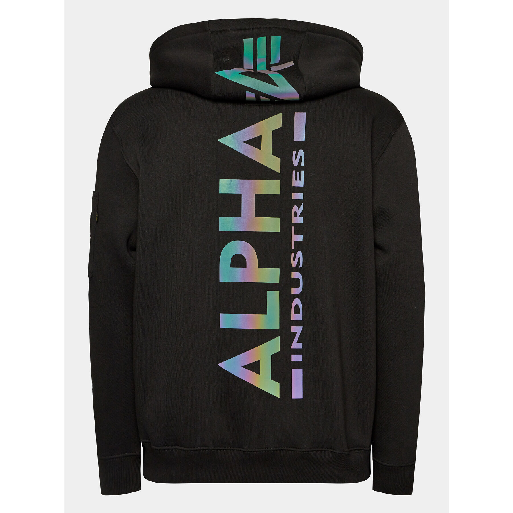 Alpha Industries Mikina Back Print 178318 Černá Regular Fit - Pepit.cz