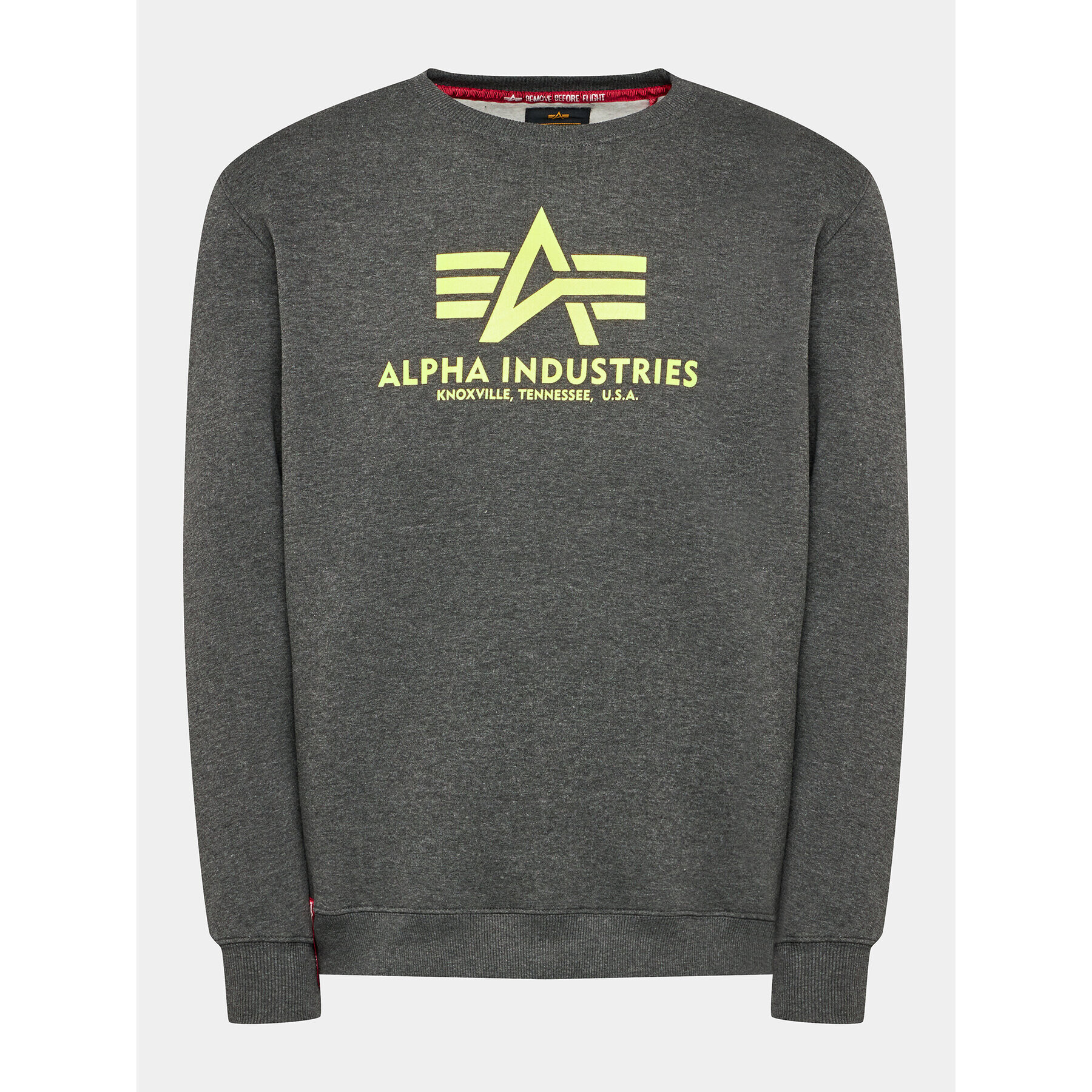 Alpha Industries Mikina Basic 178302 Šedá Regular Fit - Pepit.cz