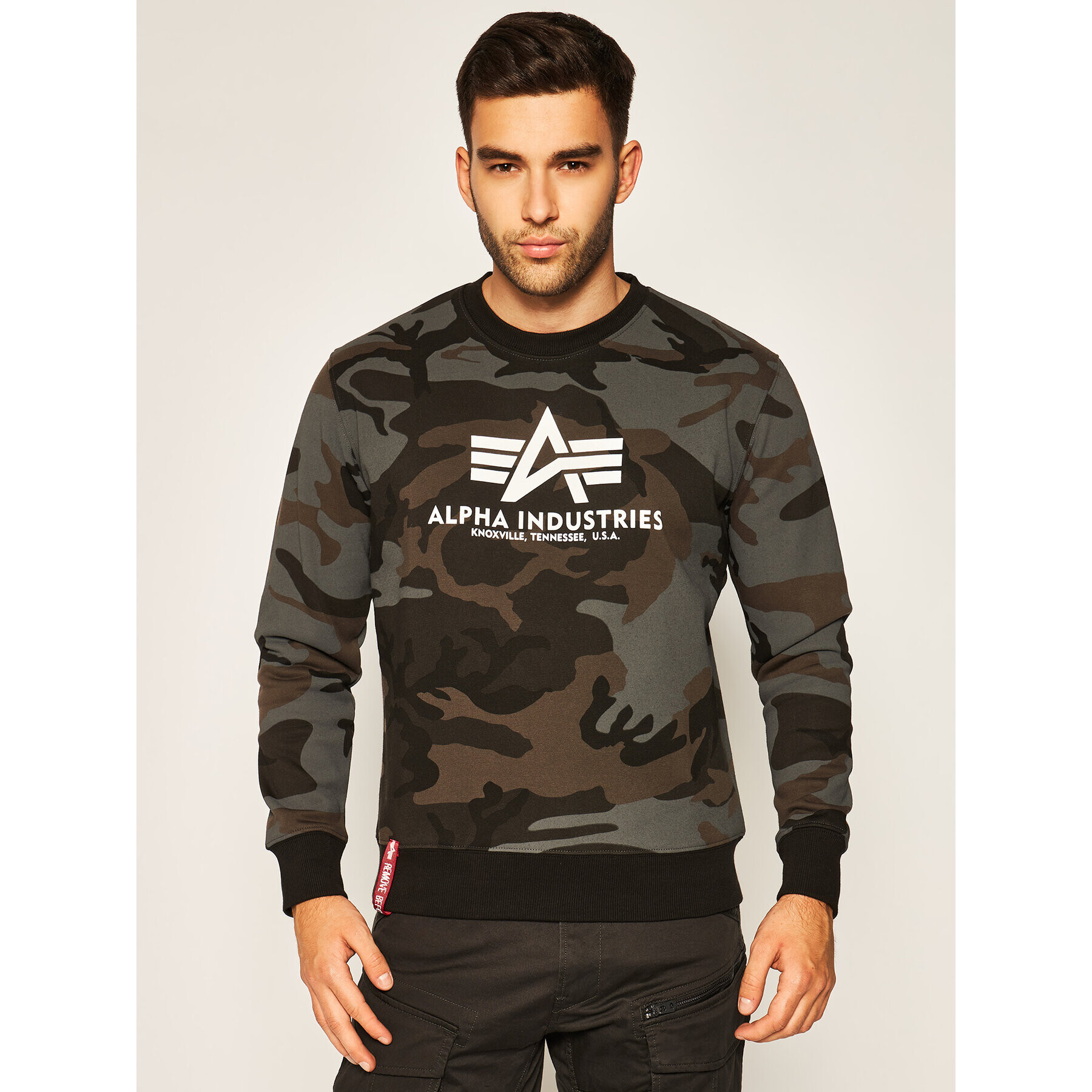 Alpha Industries Mikina Basic 178302C Zelená Regular Fit - Pepit.cz