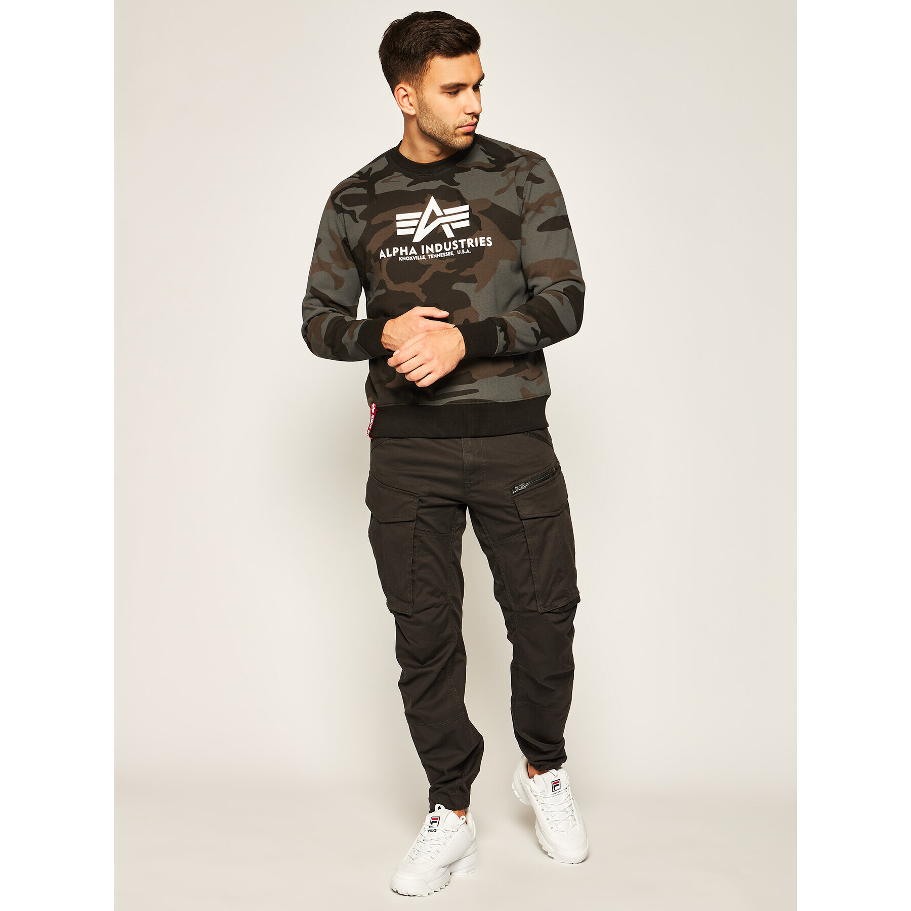 Alpha Industries Mikina Basic 178302C Zelená Regular Fit - Pepit.cz