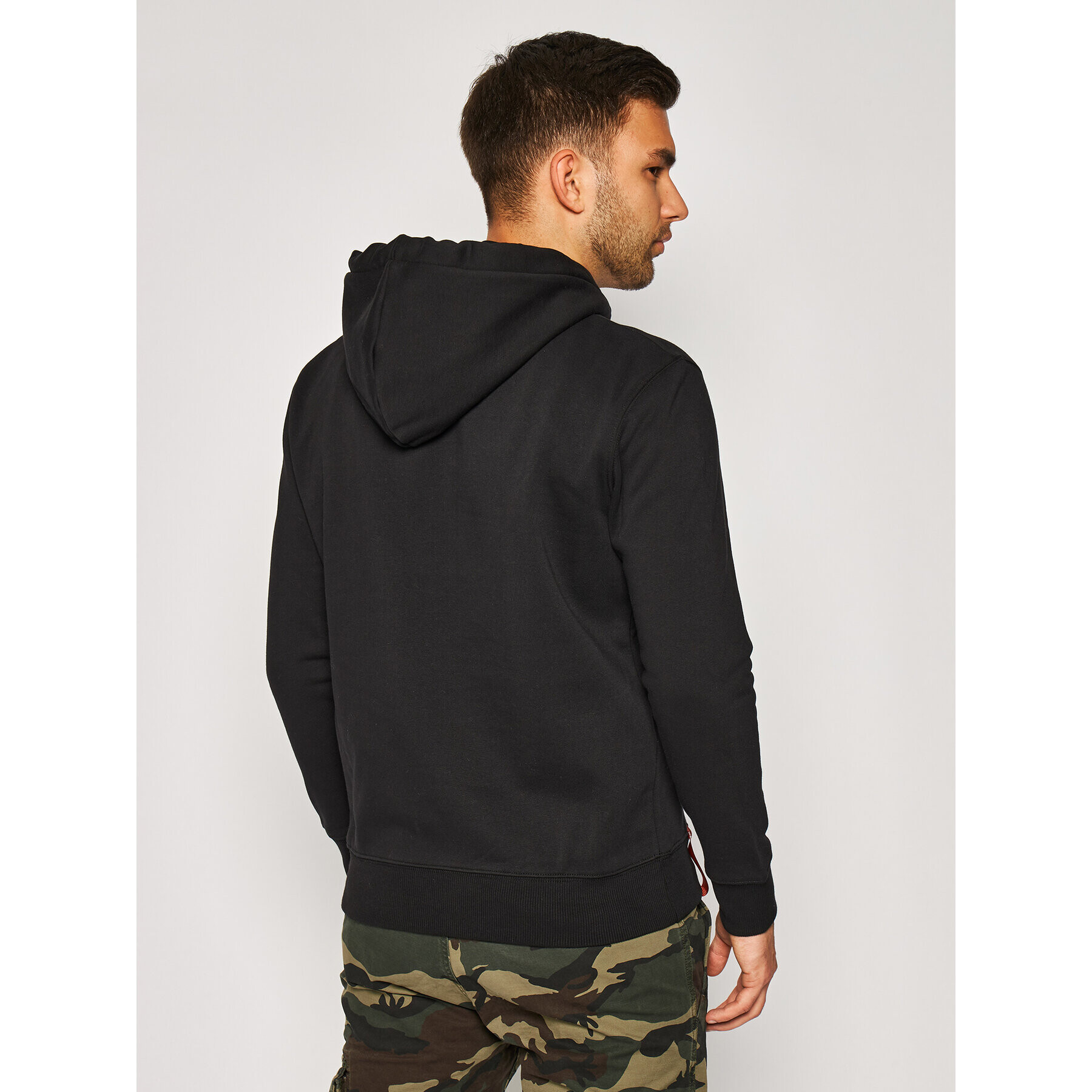 Alpha Industries Mikina Basic 178312 Černá Regular Fit - Pepit.cz