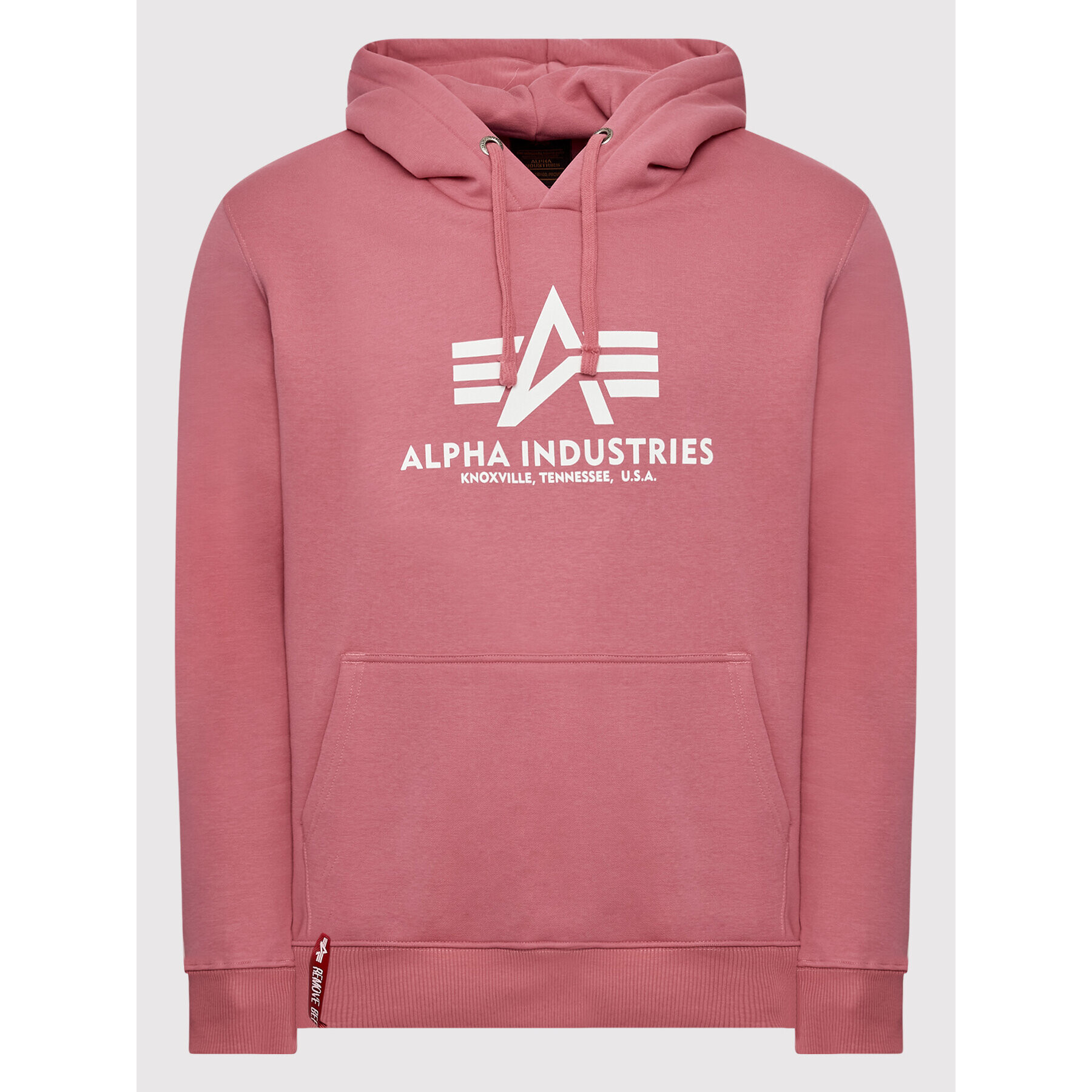 Alpha Industries Mikina Basic 178312 Růžová Regular Fit - Pepit.cz