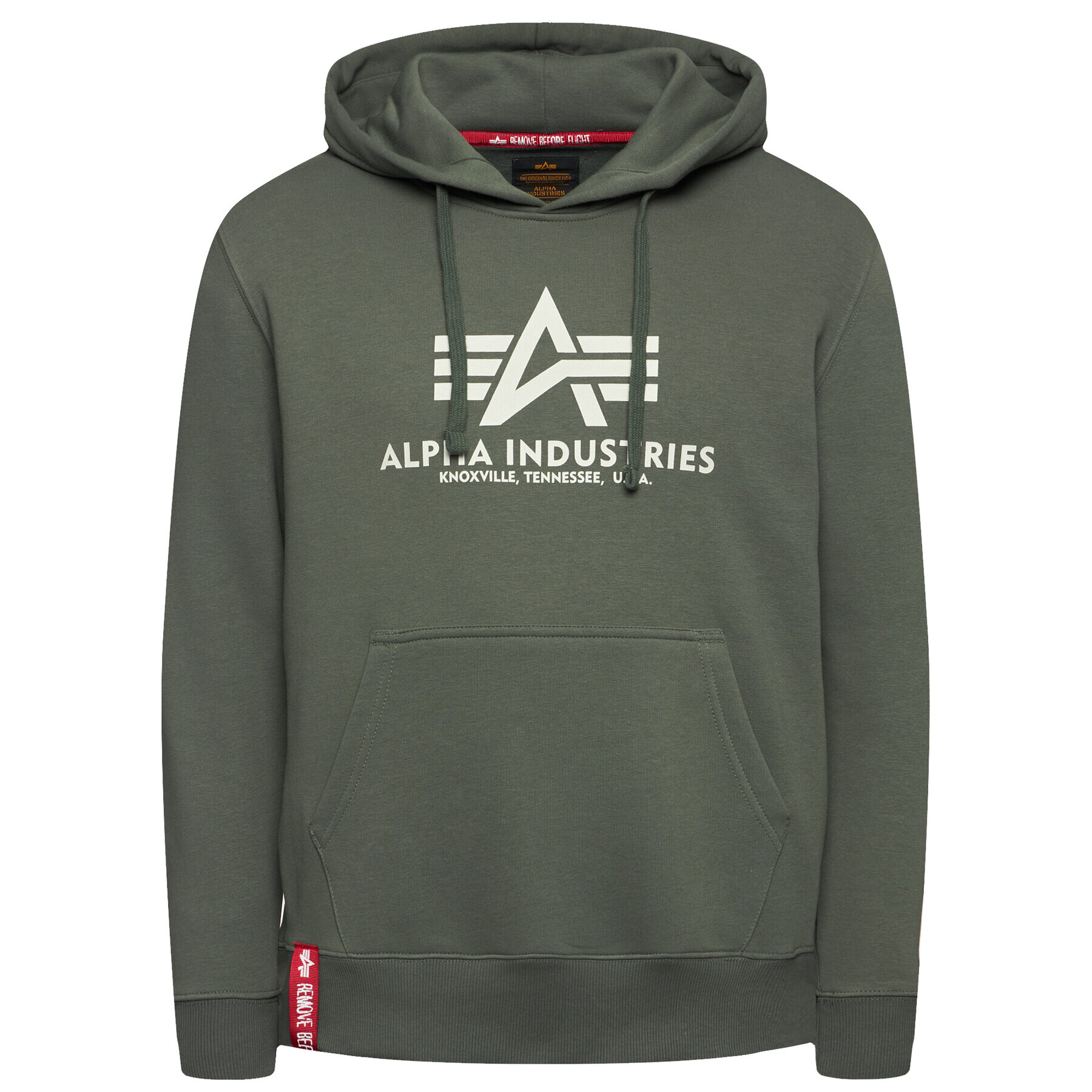 Alpha Industries Mikina Basic 178312 Zelená Regular Fit - Pepit.cz