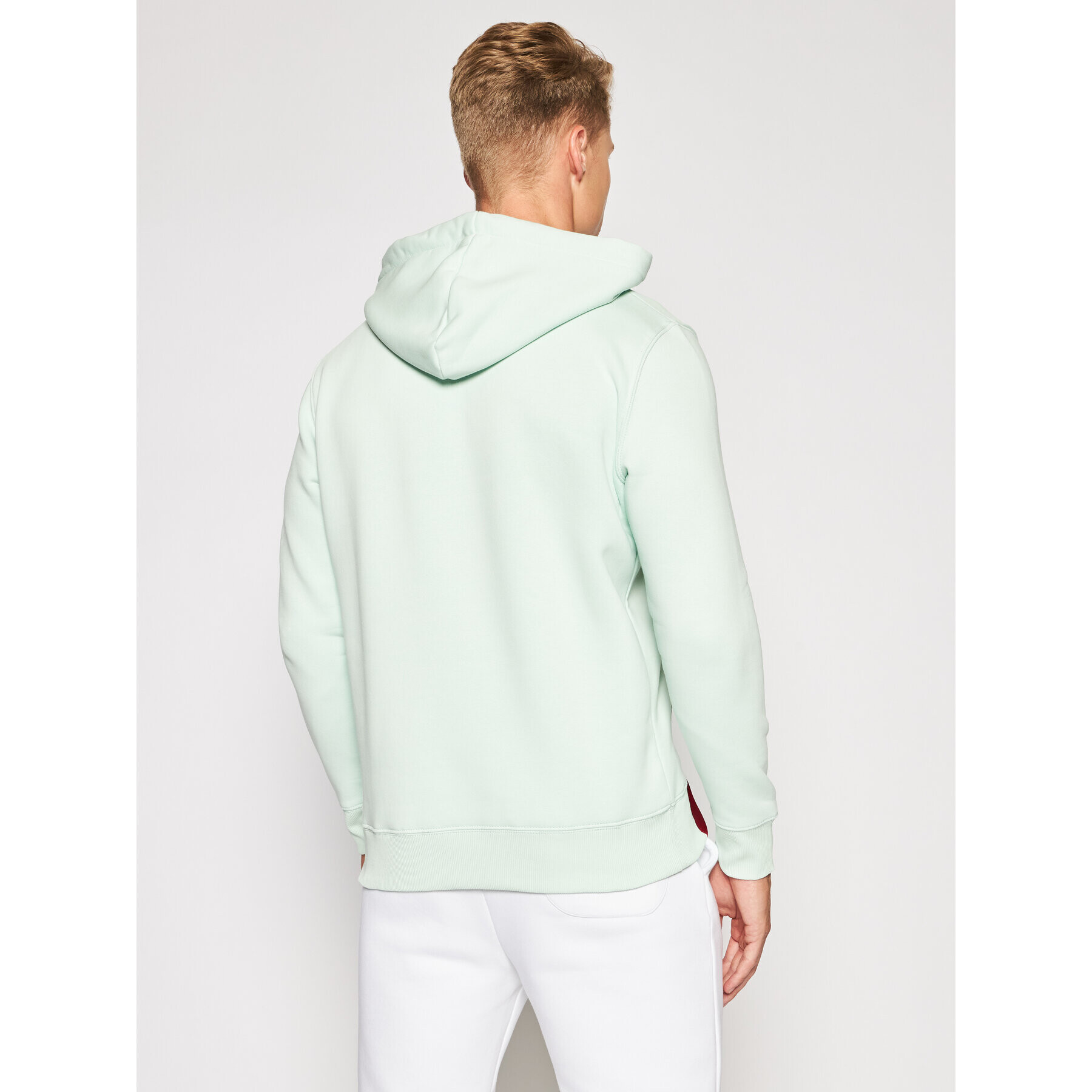 Alpha Industries Mikina Basic 178312 Zelená Regular Fit - Pepit.cz