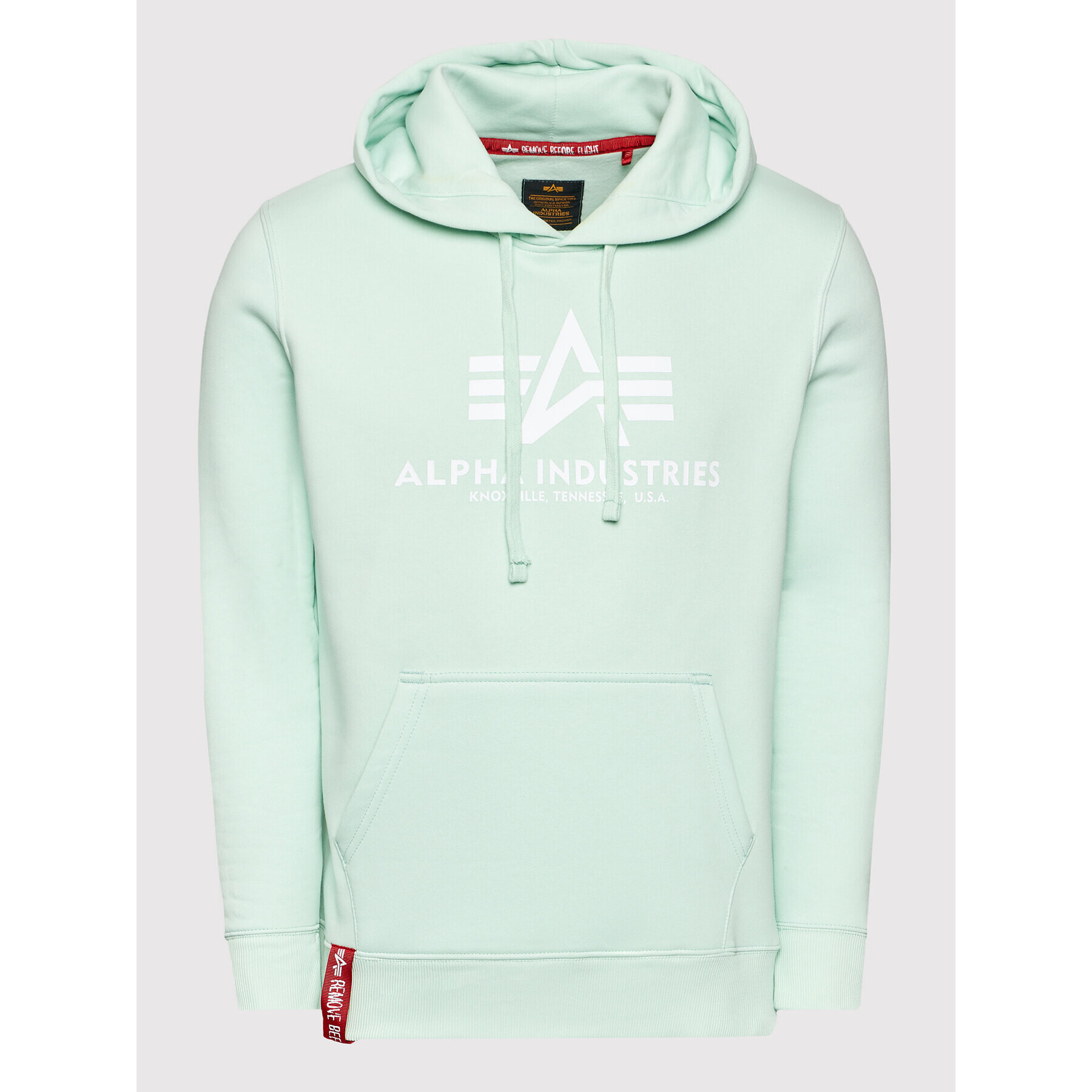 Alpha Industries Mikina Basic 178312 Zelená Regular Fit - Pepit.cz