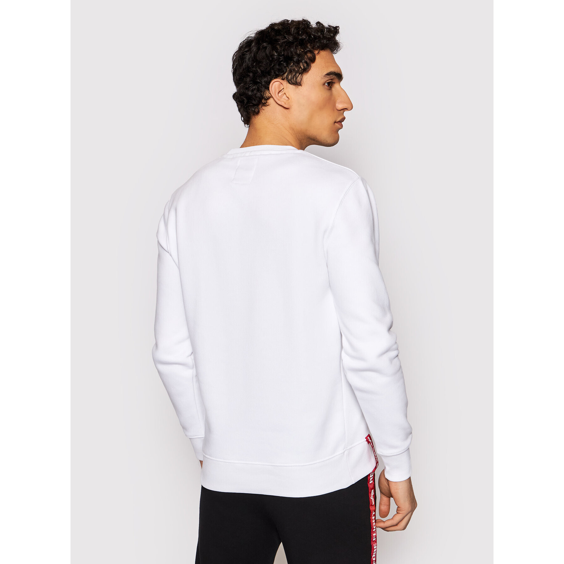 Alpha Industries Mikina Basic 188307 Bílá Regular Fit - Pepit.cz