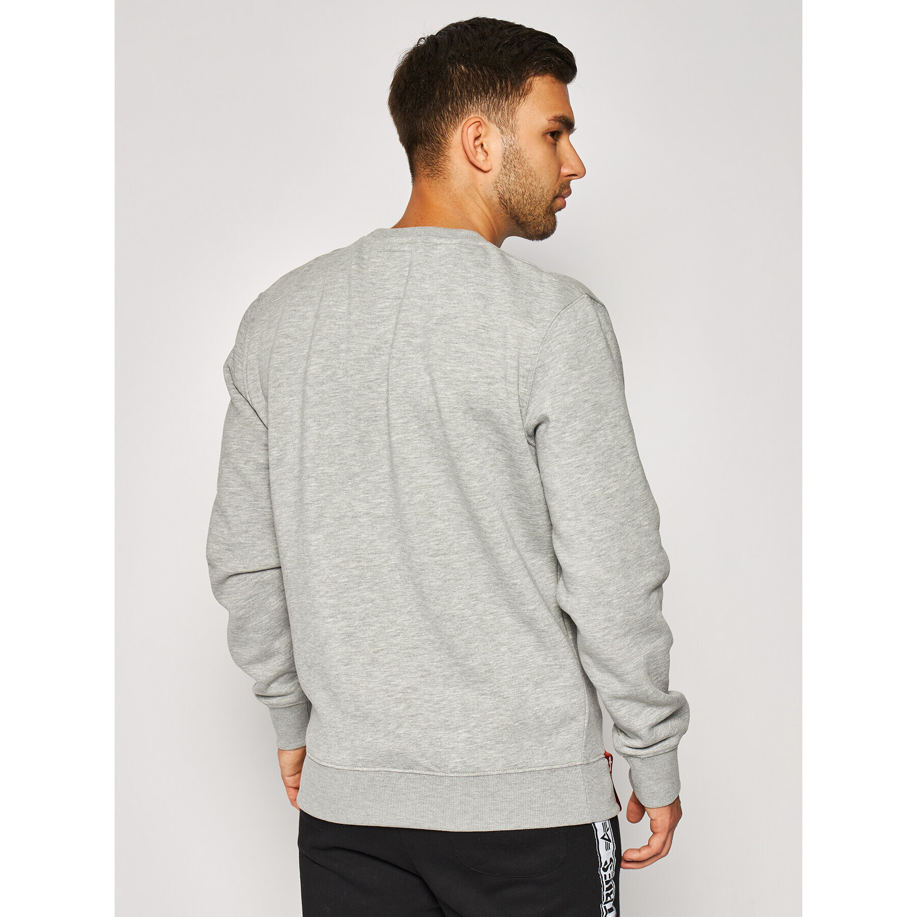 Alpha Industries Mikina Basic 188307 Šedá Regular Fit - Pepit.cz