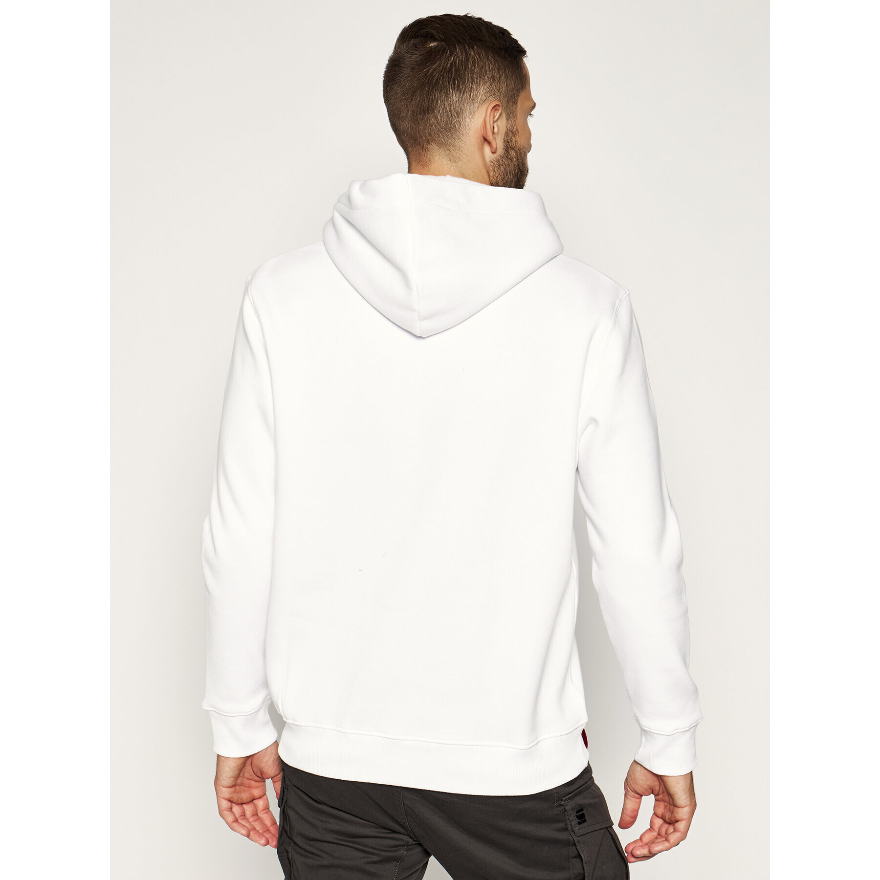 Alpha Industries Mikina Basic 196318 Bílá Regular Fit - Pepit.cz