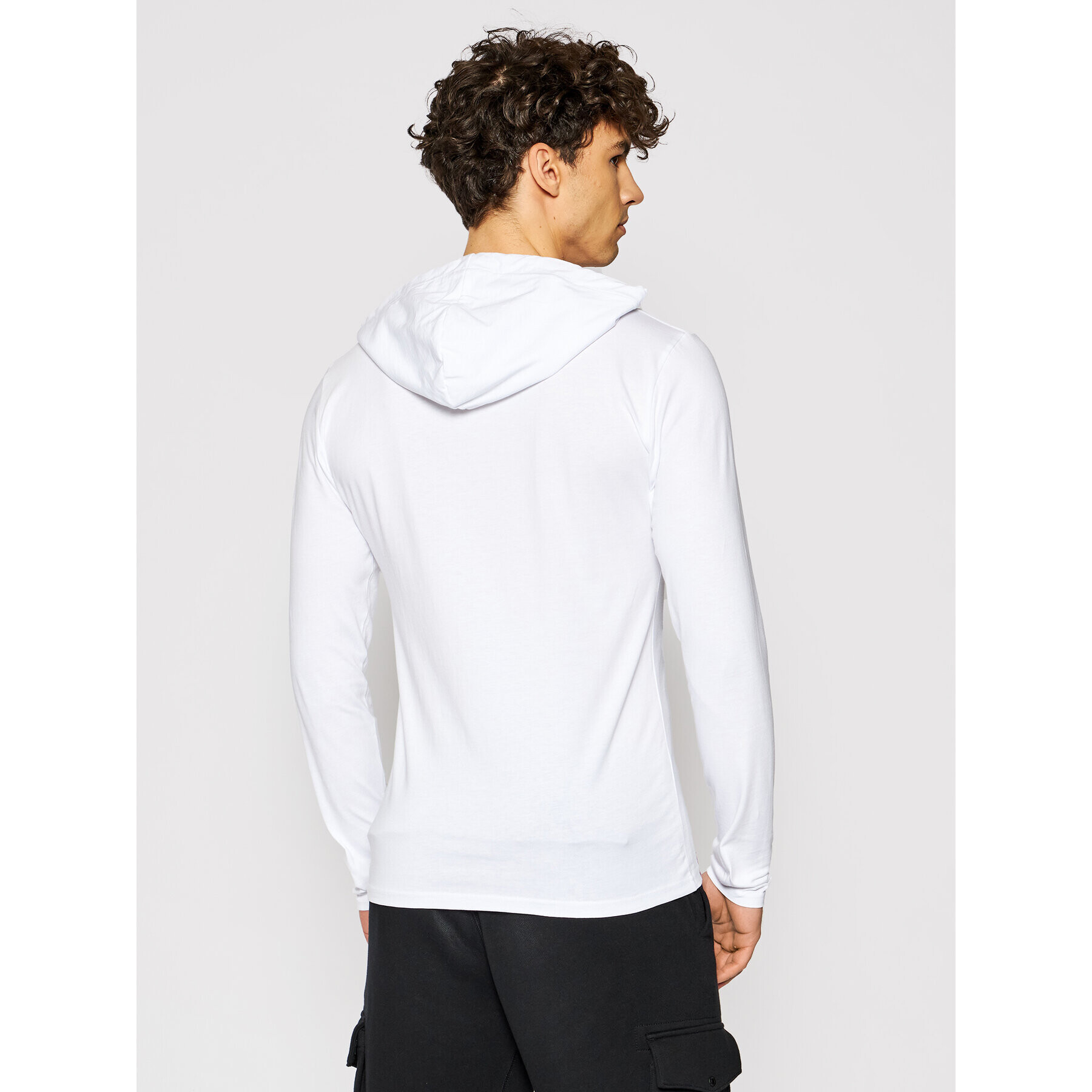 Alpha Industries Mikina Basic Hooded Heavy Ls 116572 Bílá Slim Fit - Pepit.cz