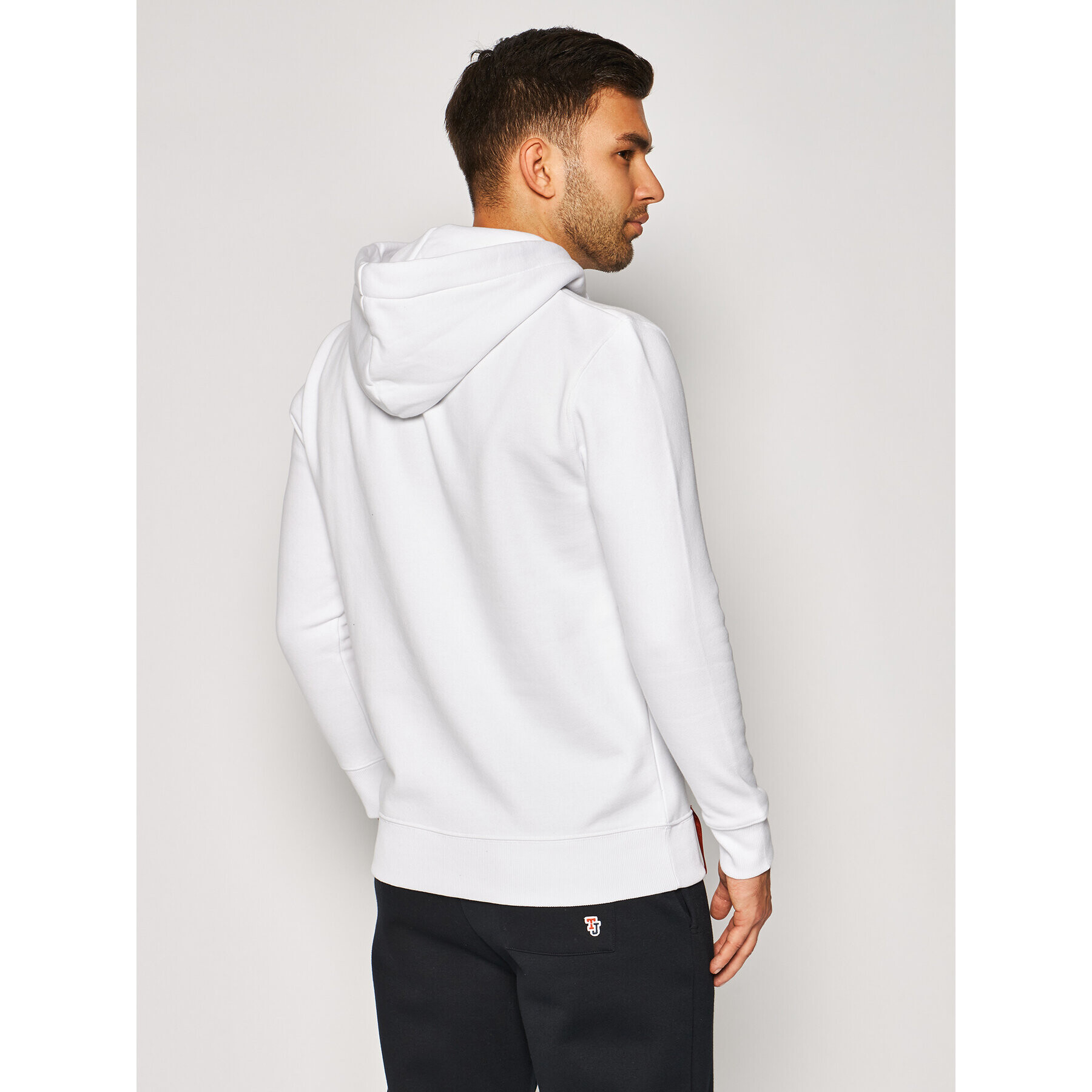 Alpha Industries Mikina Basic Hoody 178312 Bílá Regular Fit - Pepit.cz