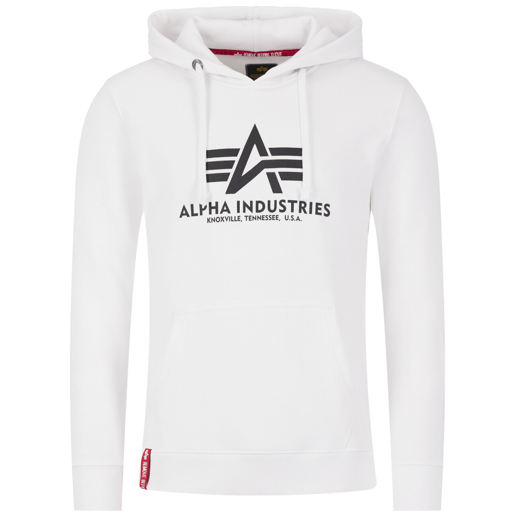 Alpha Industries Mikina Basic Hoody 178312 Bílá Regular Fit - Pepit.cz