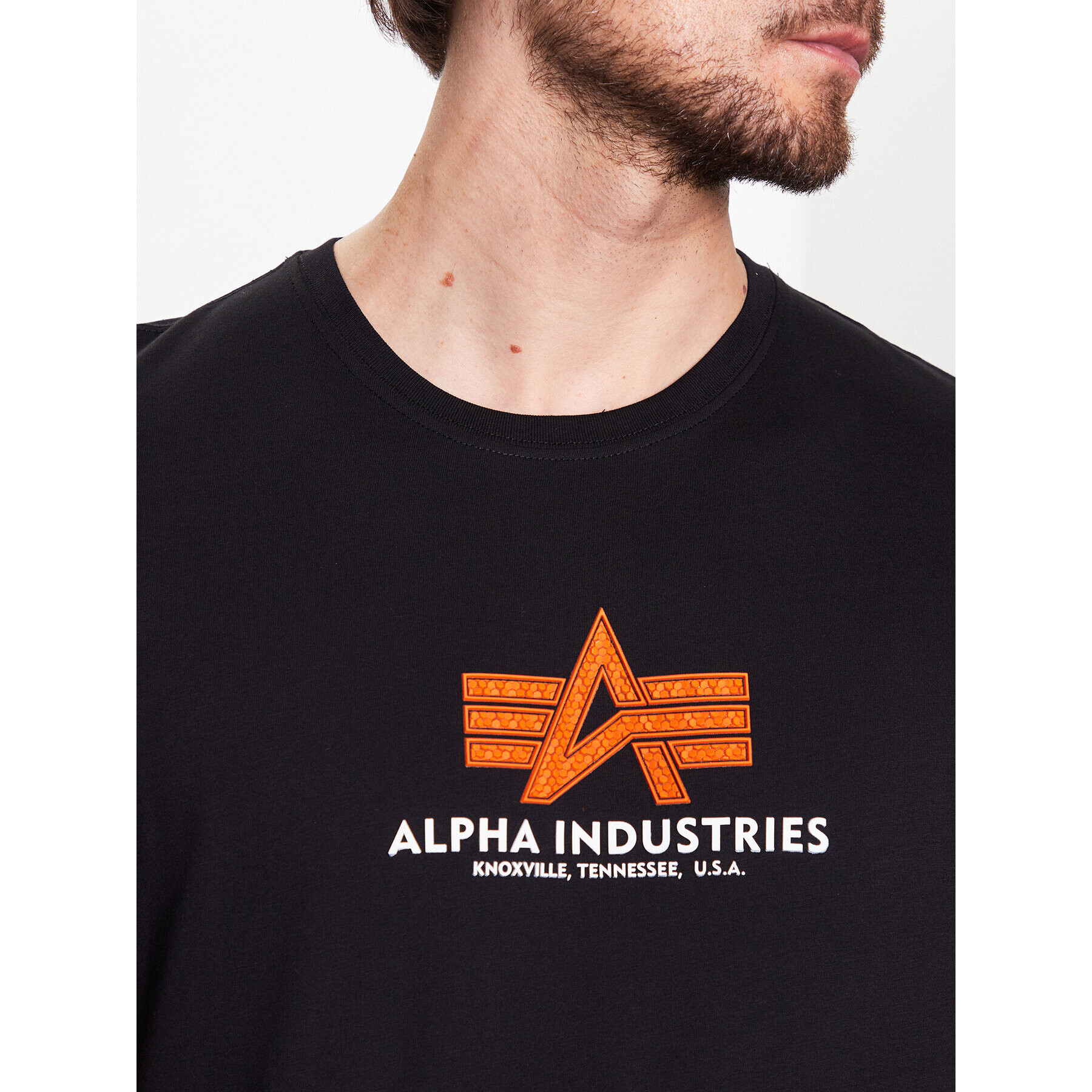 Alpha Industries T-Shirt Basic 100501RB Černá Regular Fit - Pepit.cz