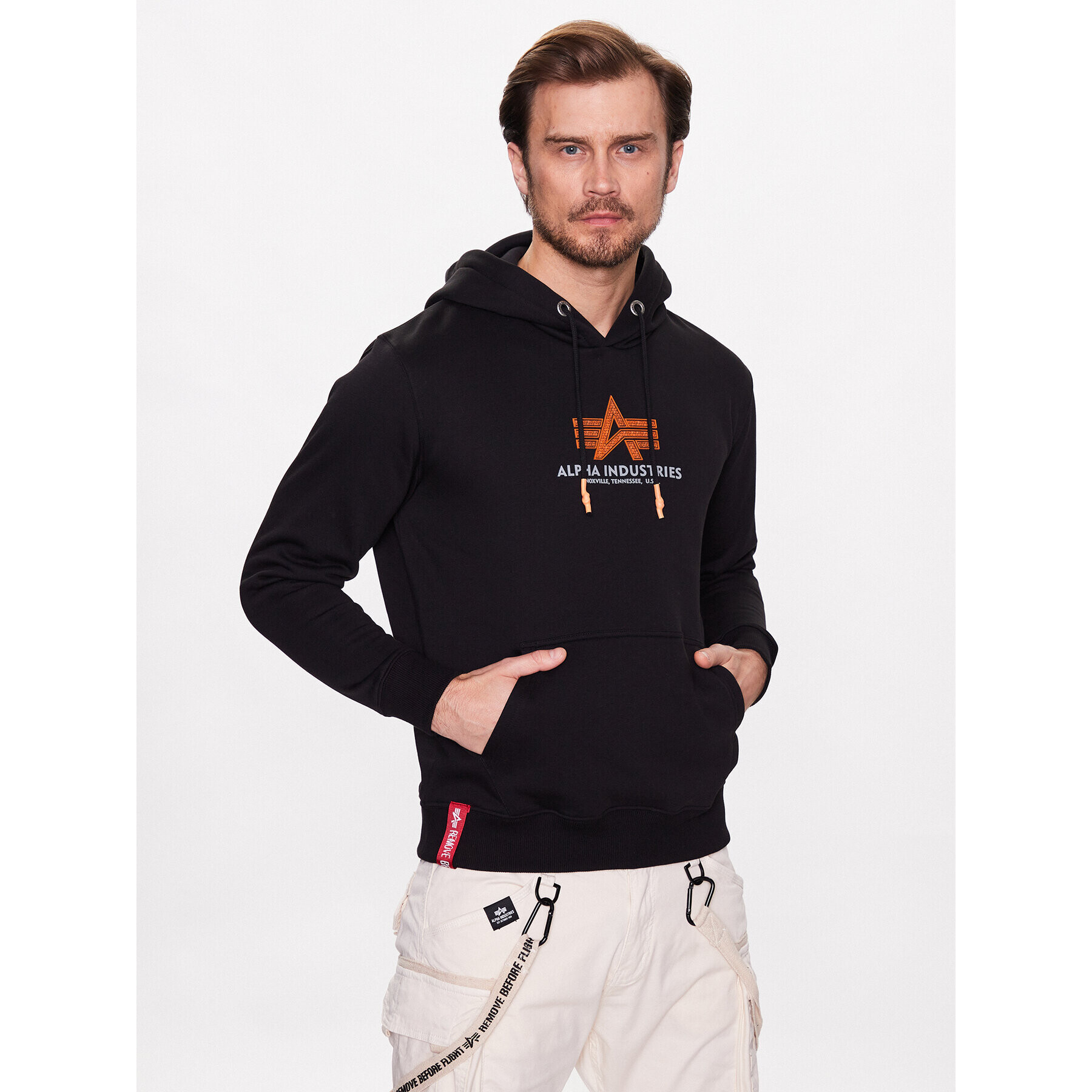 Alpha Industries Mikina Basic 178312RB Černá Regular Fit - Pepit.cz