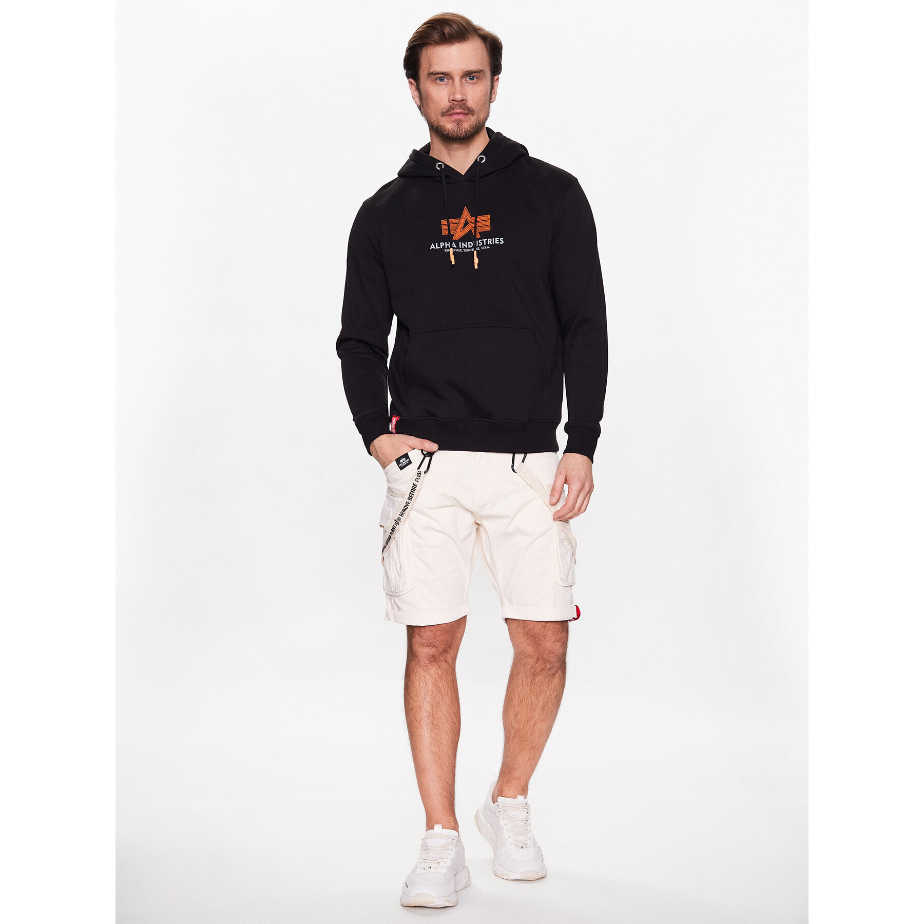 Alpha Industries Mikina Basic 178312RB Černá Regular Fit - Pepit.cz