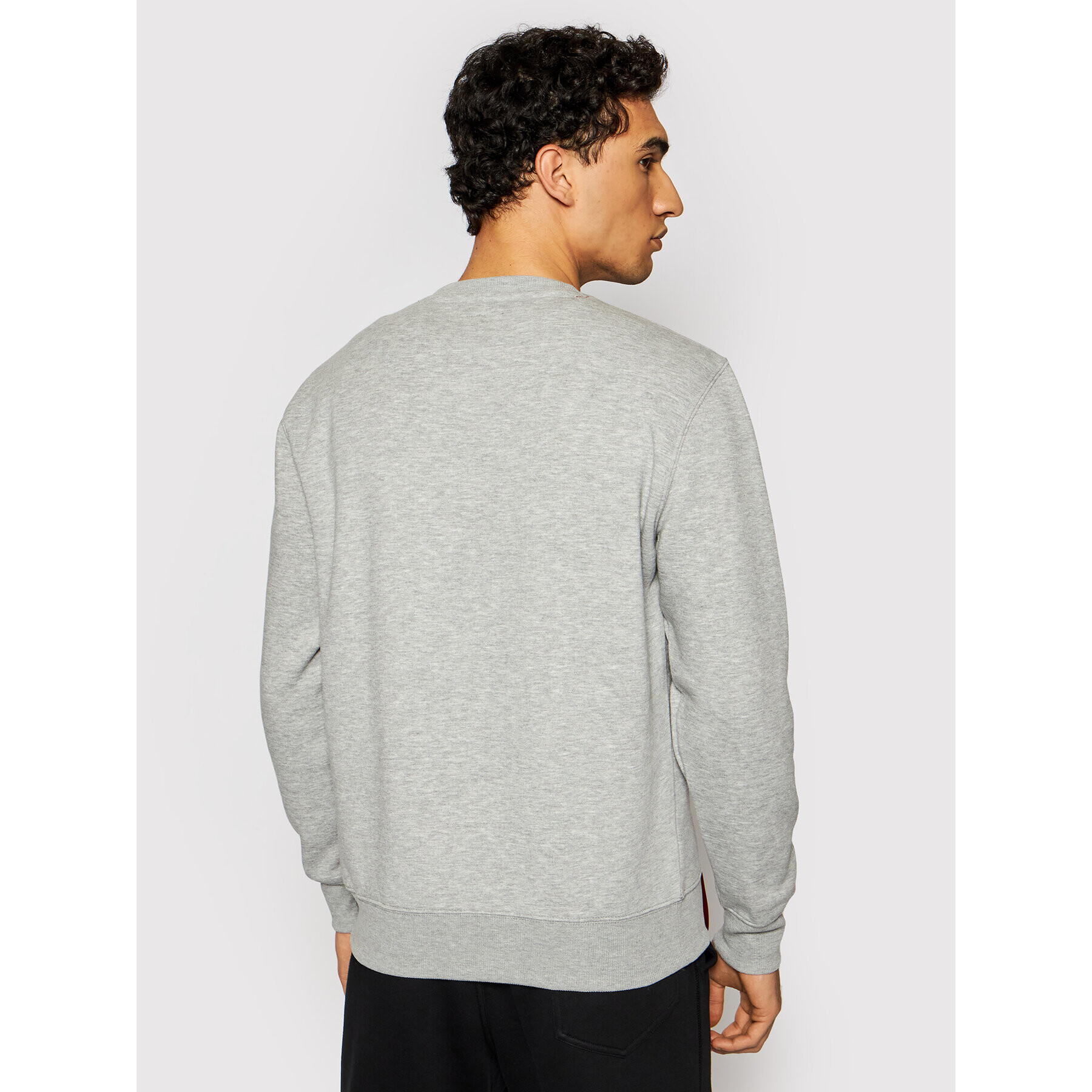 Alpha Industries Mikina Basic Sweater 178302 Šedá Regular Fit - Pepit.cz