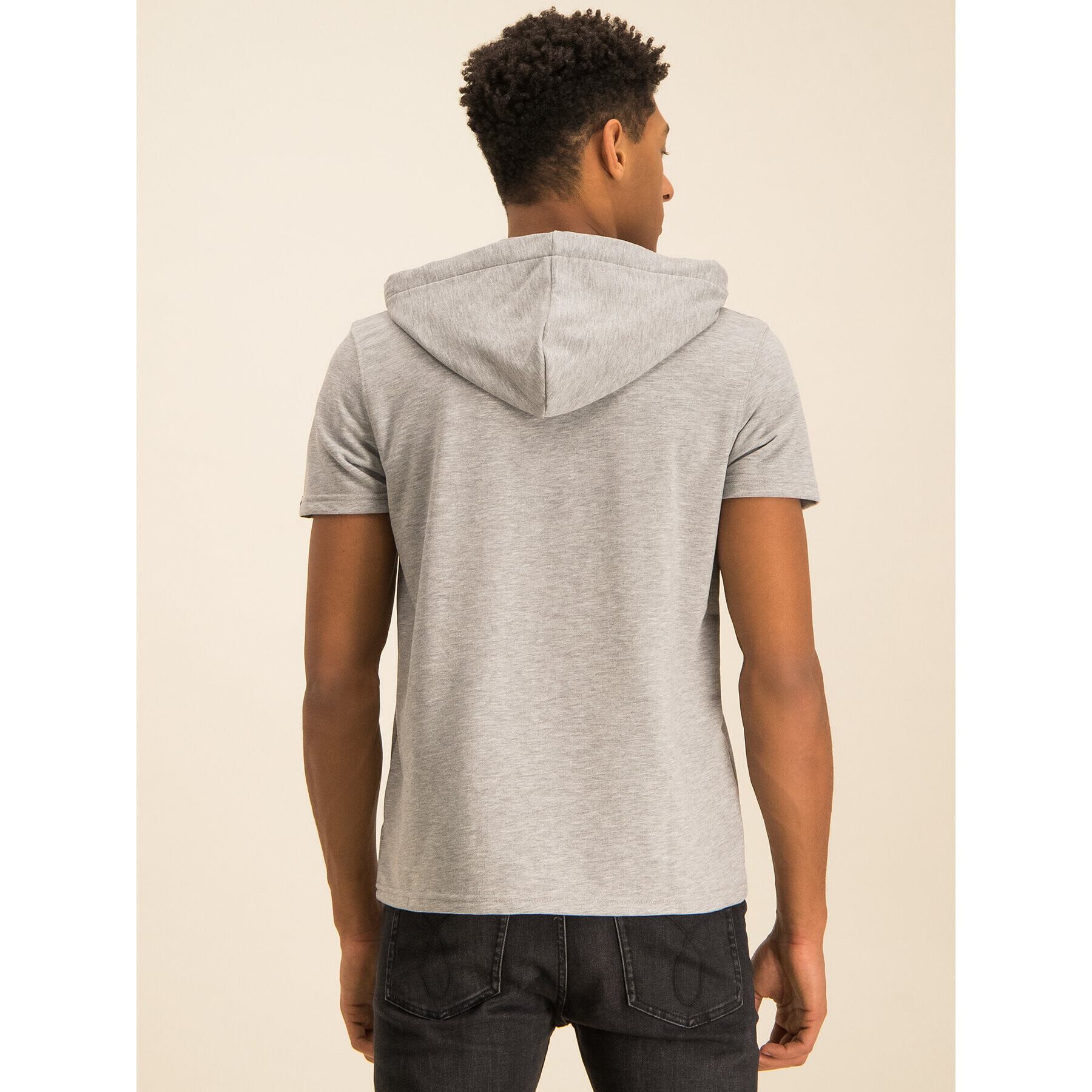 Alpha Industries Mikina Basic T Hooded 126507 Šedá Regular Fit - Pepit.cz