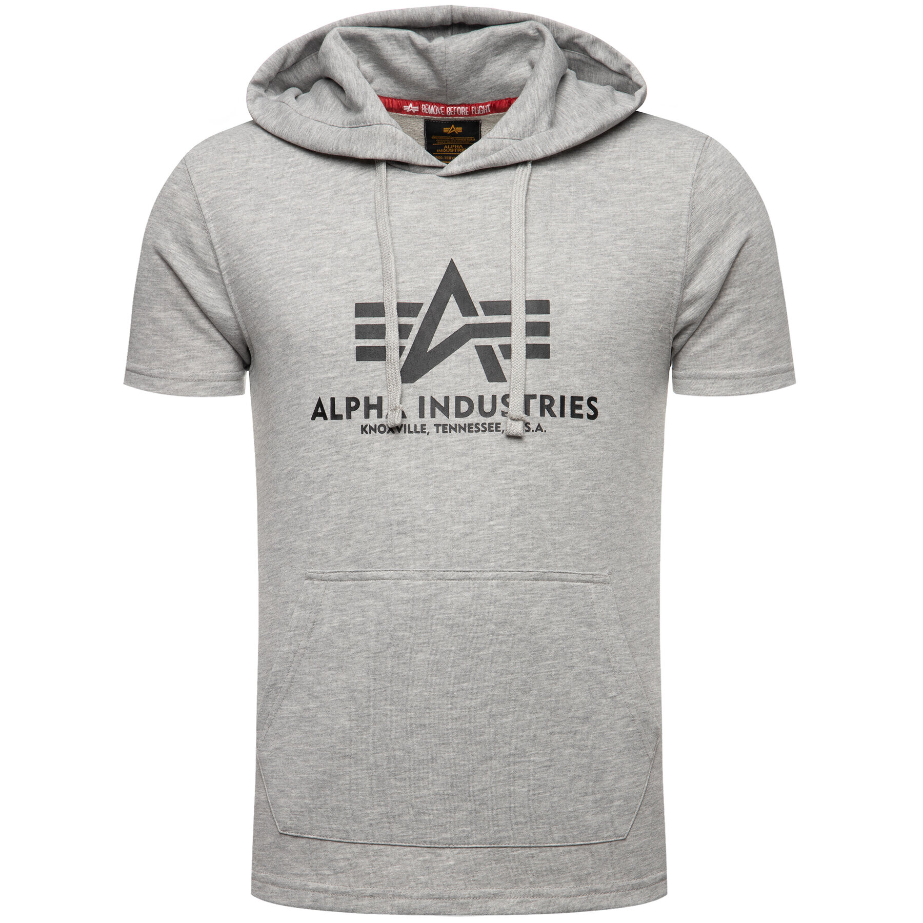 Alpha Industries Mikina Basic T Hooded 126507 Šedá Regular Fit - Pepit.cz