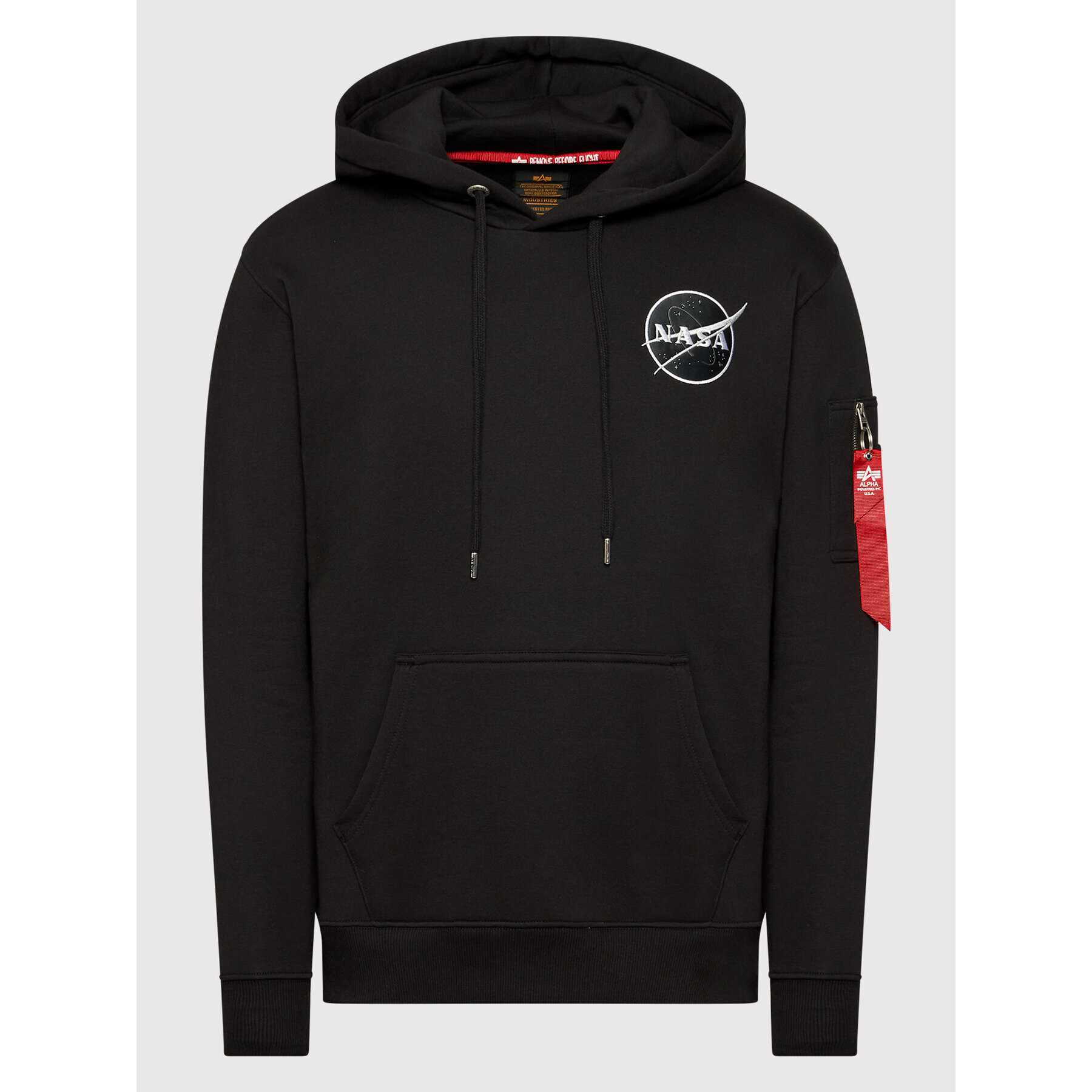 Alpha Industries Mikina Dark Side 108337 Černá Relaxed Fit - Pepit.cz