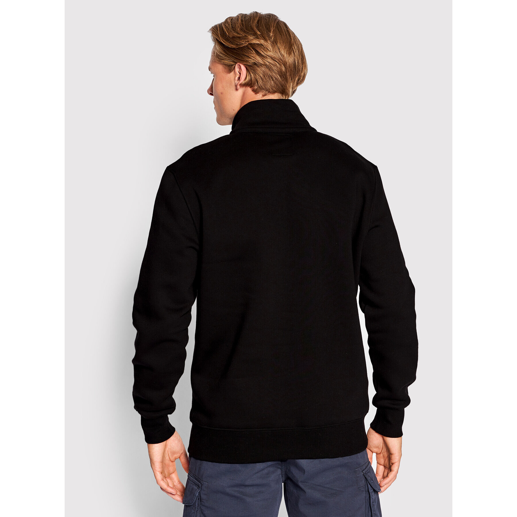 Alpha Industries Mikina Half Zip 108308 Černá Regular Fit - Pepit.cz