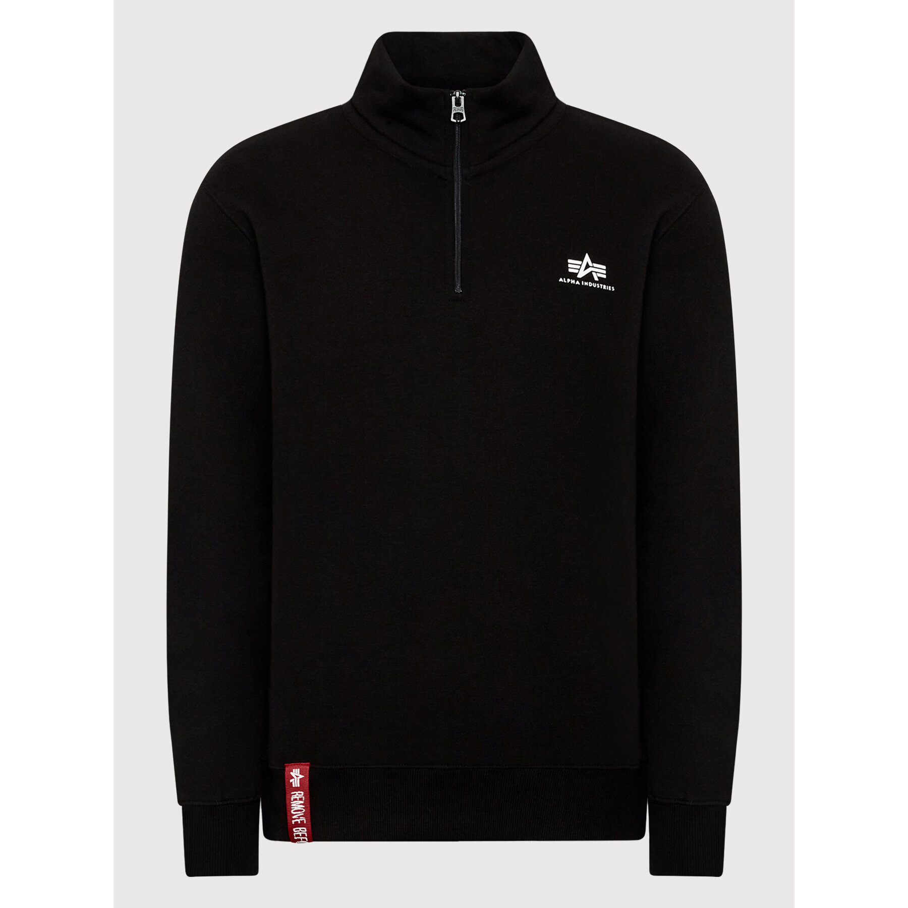 Alpha Industries Mikina Half Zip 108308 Černá Regular Fit - Pepit.cz