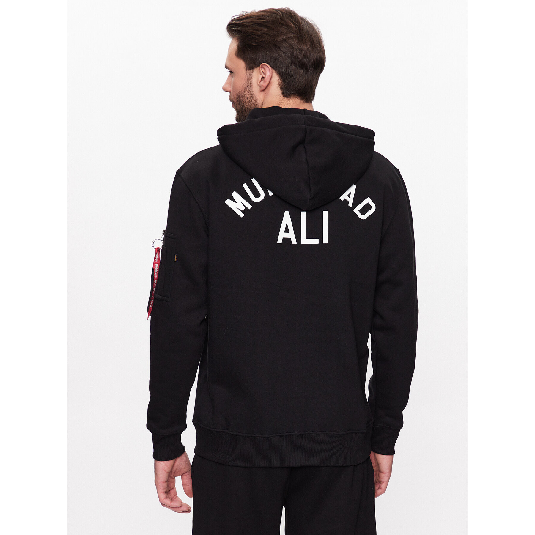 Alpha Industries Mikina Muhammad Ali 136339 Černá Regular Fit - Pepit.cz