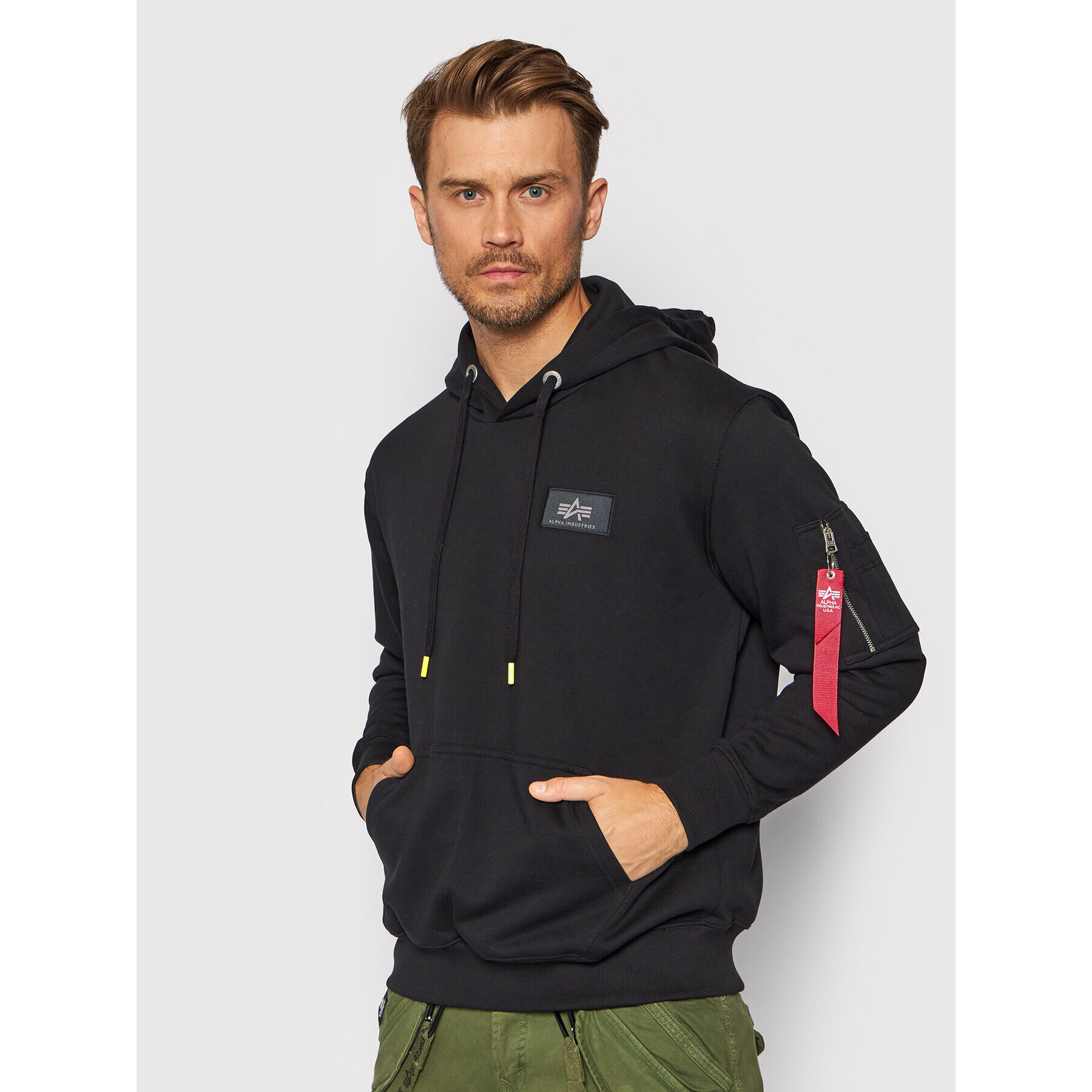 Alpha Industries Mikina Safety 128361 Černá Regular Fit - Pepit.cz