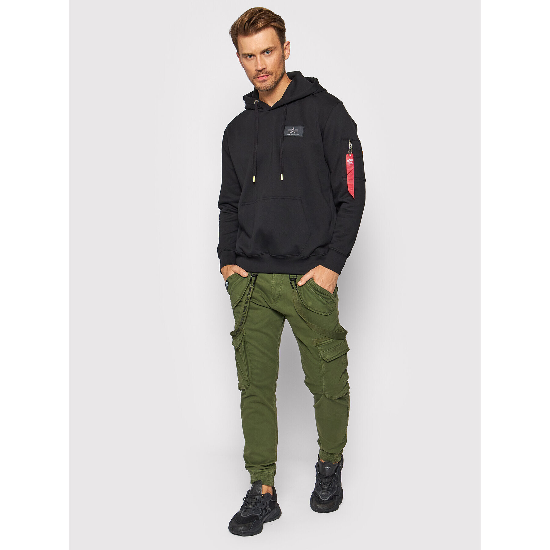 Alpha Industries Mikina Safety 128361 Černá Regular Fit - Pepit.cz