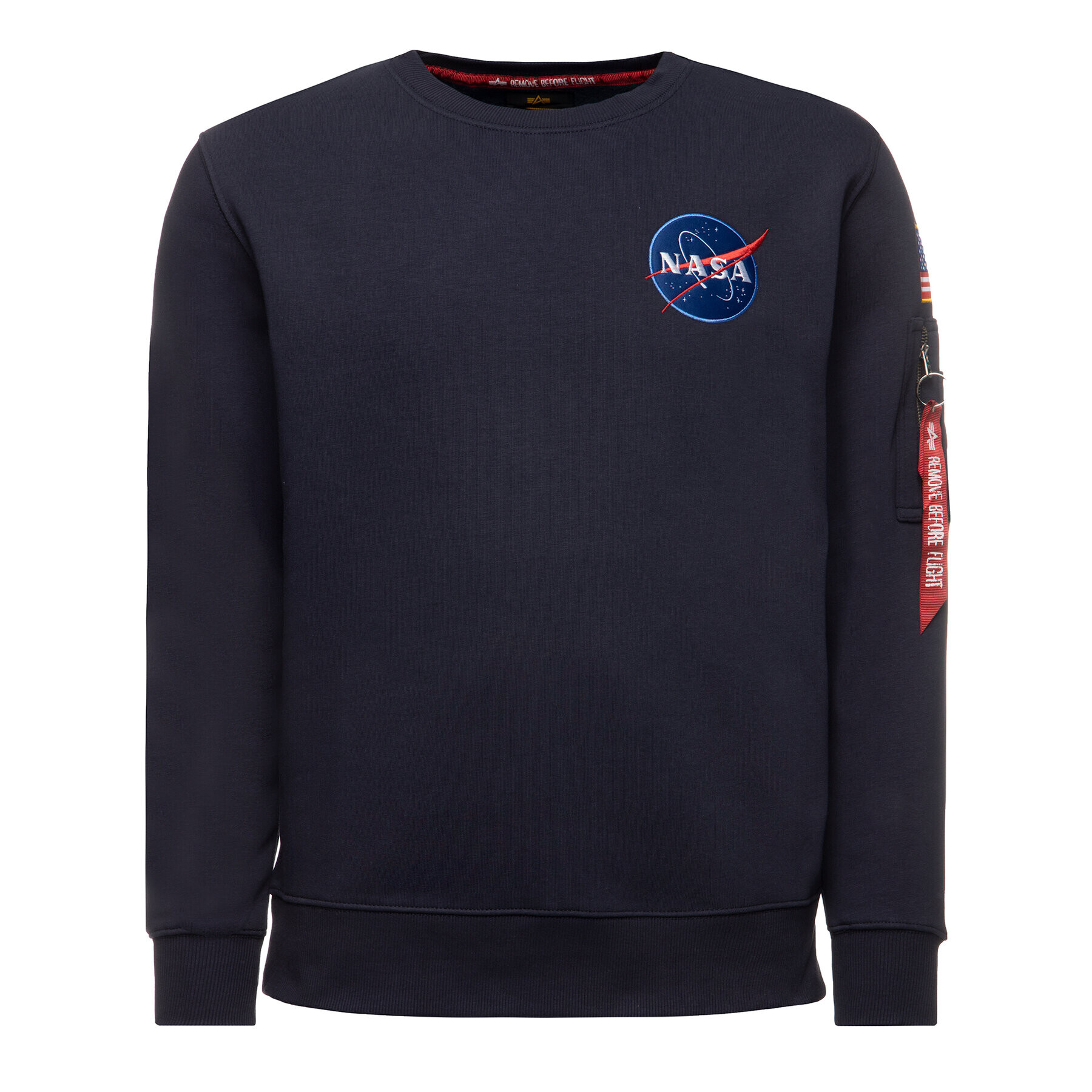 Alpha Industries Mikina Space Shuttle 178307 Tmavomodrá Regular Fit - Pepit.cz