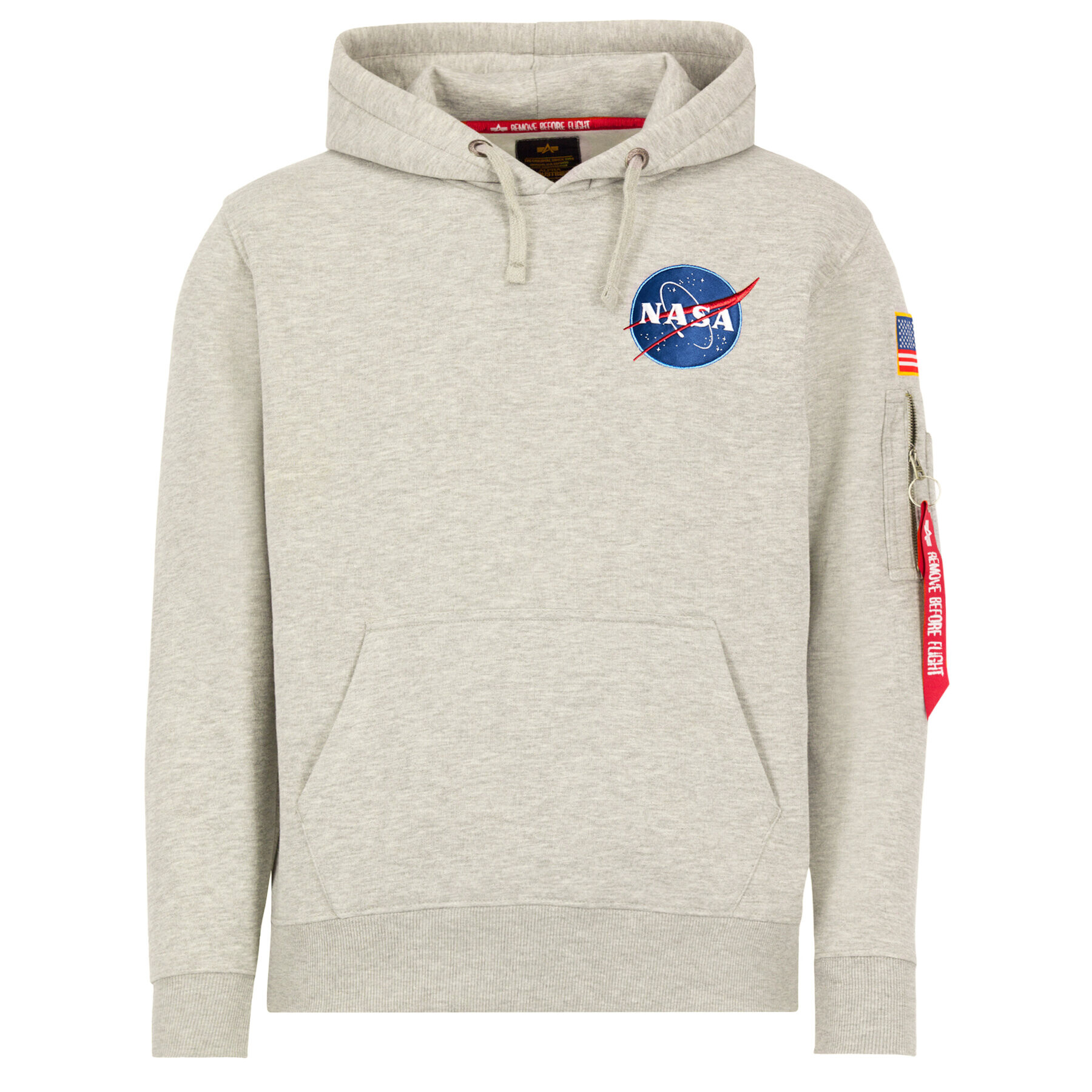 Alpha Industries Mikina Space Shuttle 178317 Šedá Regular Fit - Pepit.cz