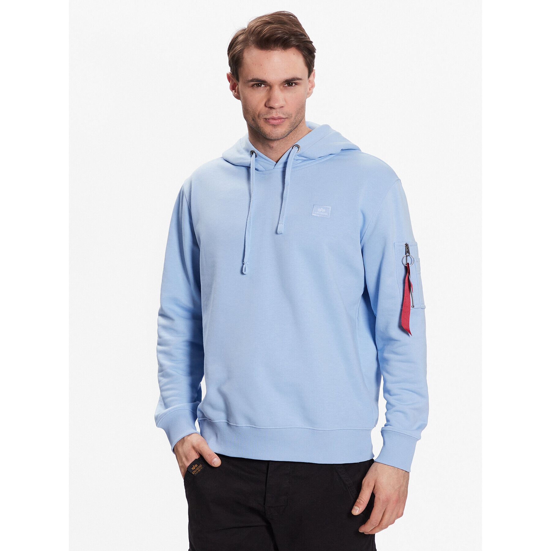 Alpha Industries Mikina X-Fit 158321 Modrá Regular Fit - Pepit.cz