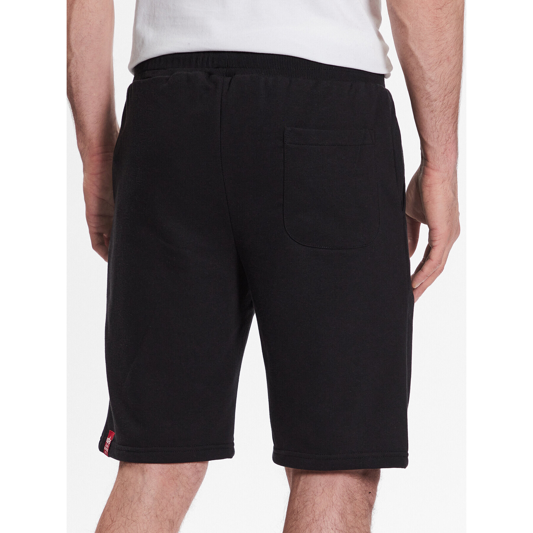 Alpha Industries Sportovní kraťasy AI Sweat Short 116365 Černá Regular Fit - Pepit.cz