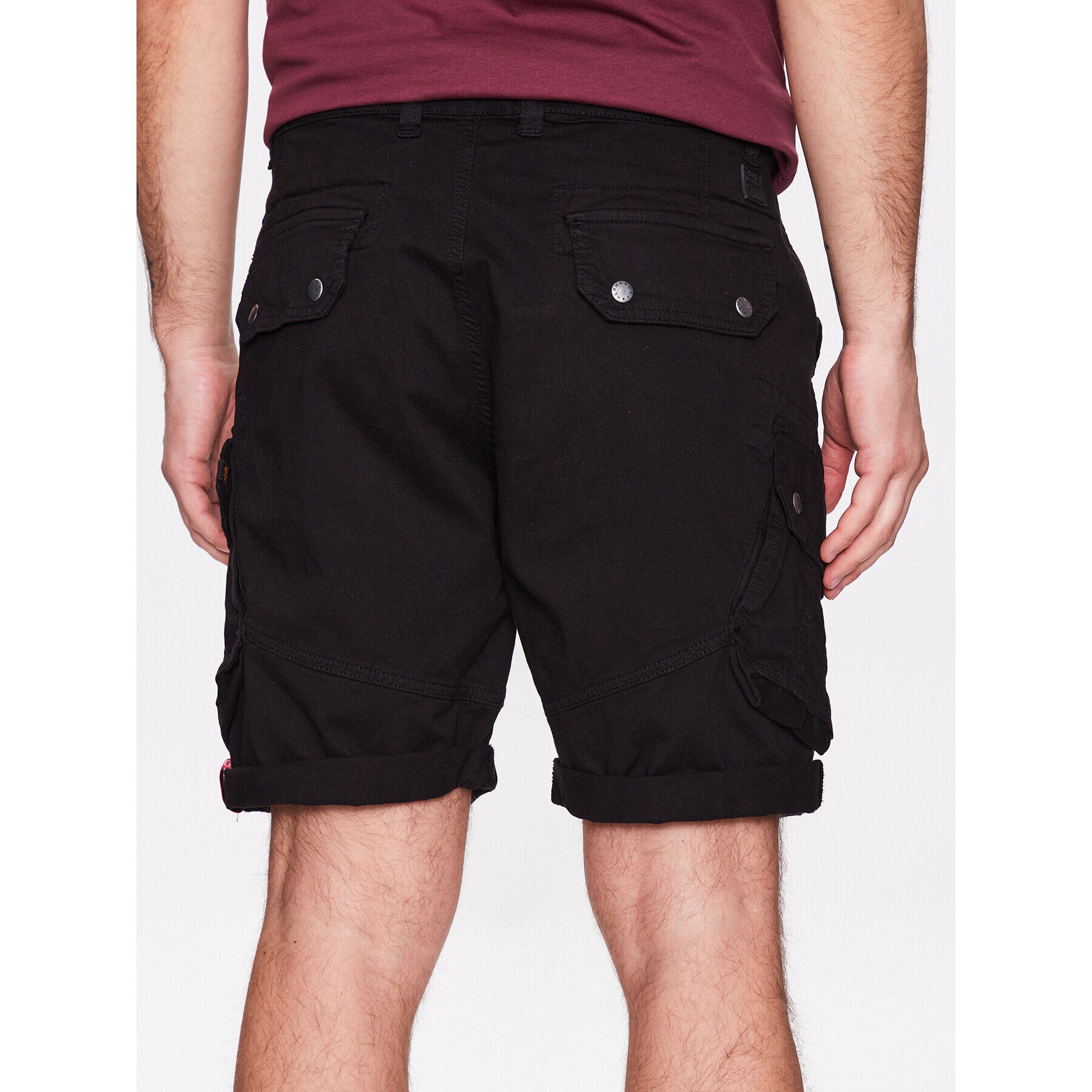 Alpha Industries Šortky z materiálu Combat Shorts Černá Slim Fit - Pepit.cz