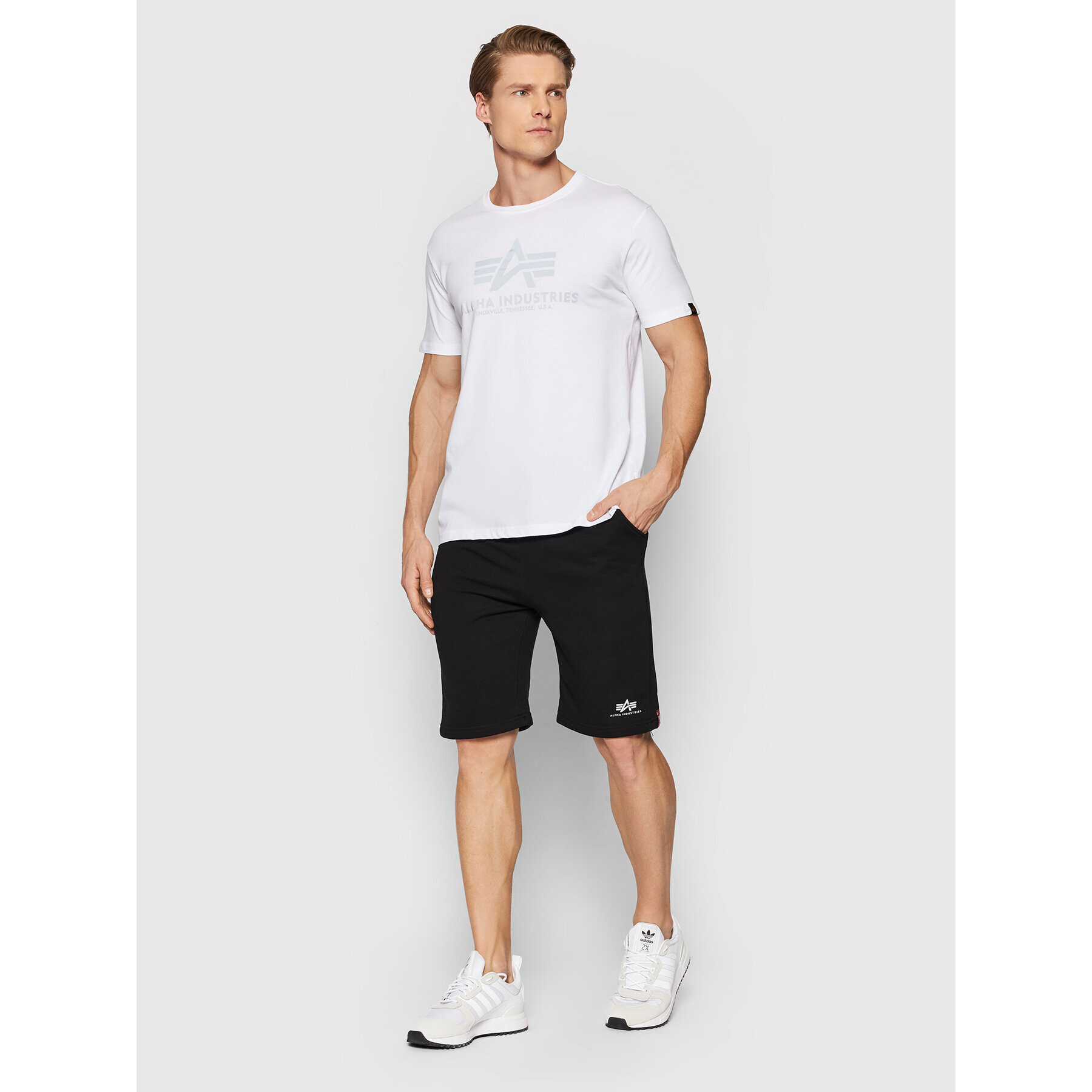 Alpha Industries Sportovní kraťasy Basic 116363 Černá Regular Fit - Pepit.cz