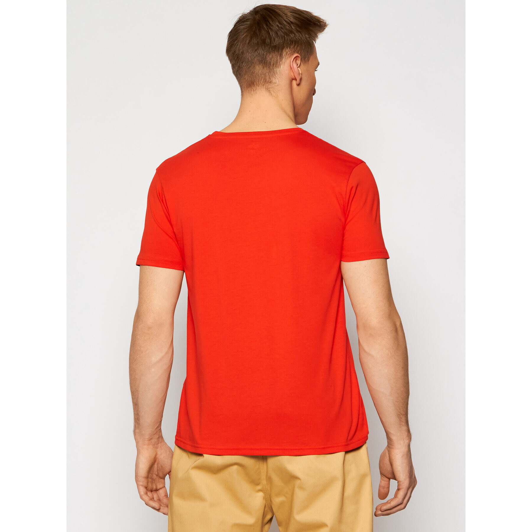 Alpha Industries T-Shirt Basic 100501 Červená Regular Fit - Pepit.cz