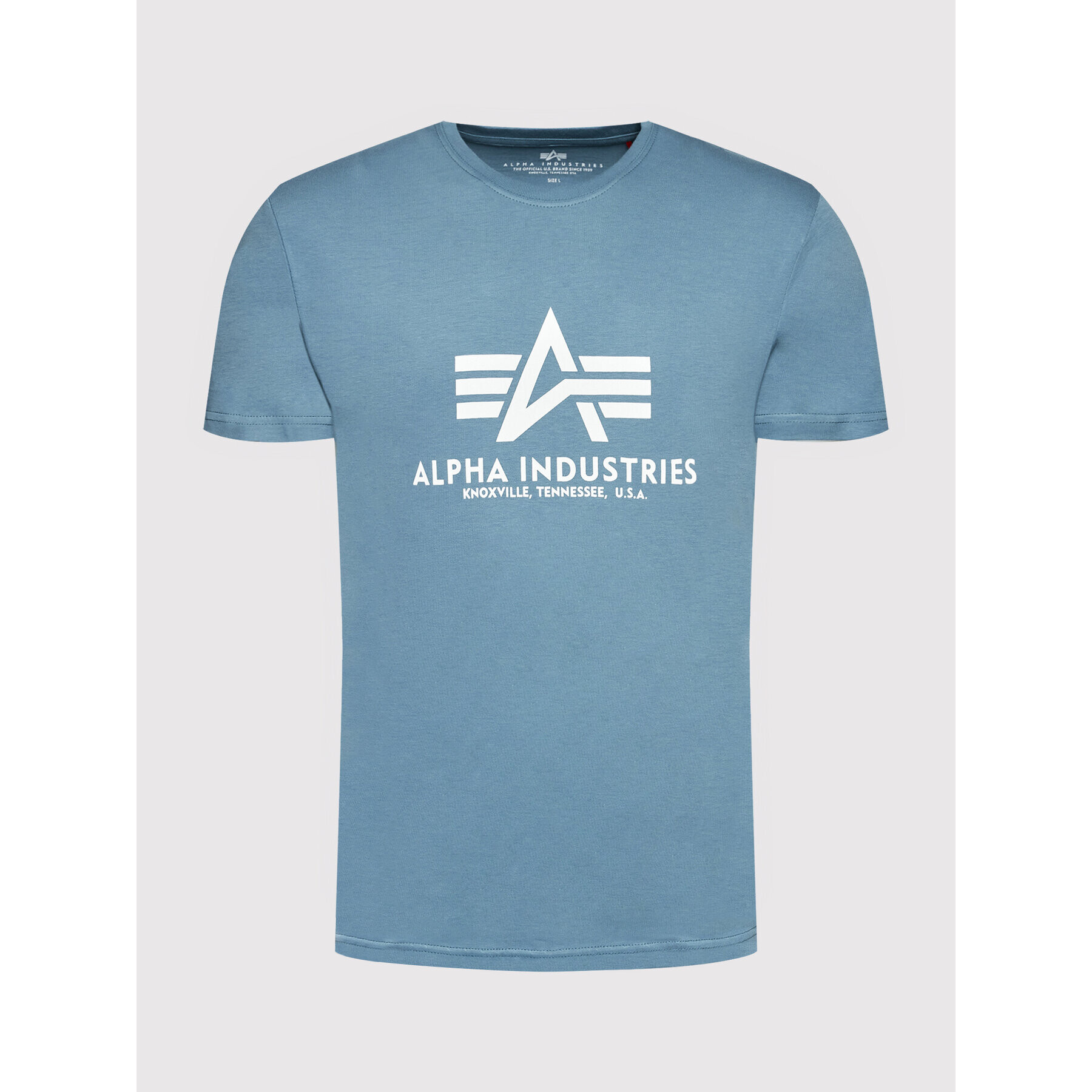 Alpha Industries T-Shirt Basic 100501 Modrá Regular Fit - Pepit.cz