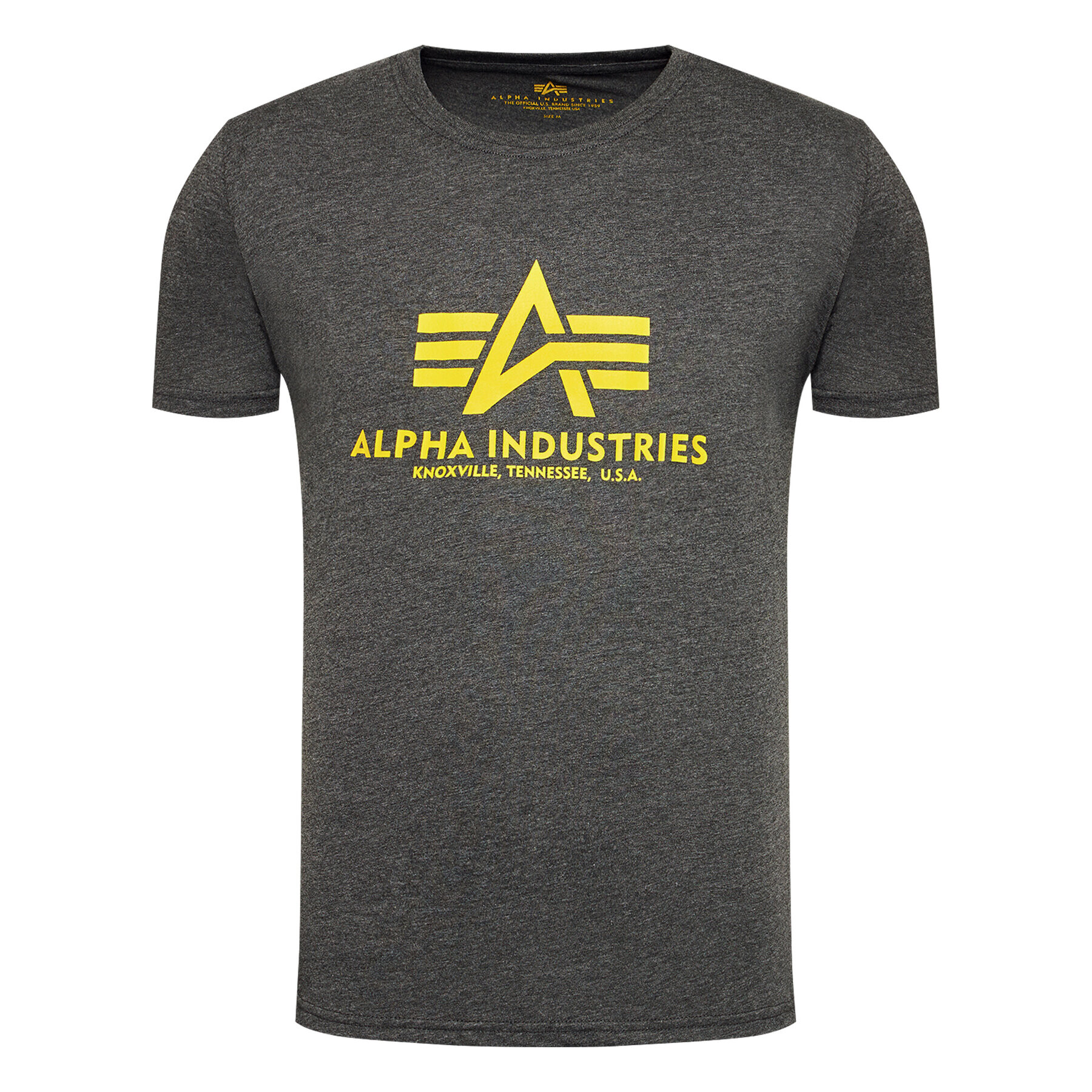 Alpha Industries T-Shirt Basic 100501 Šedá Regular Fit - Pepit.cz