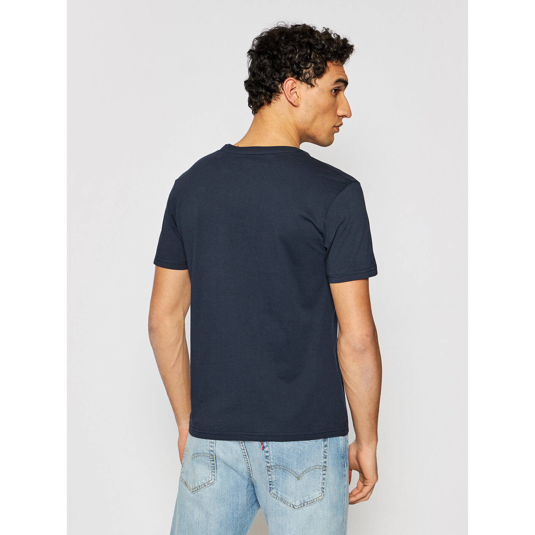 Alpha Industries T-Shirt Basic 100501 Tmavomodrá Regular Fit - Pepit.cz