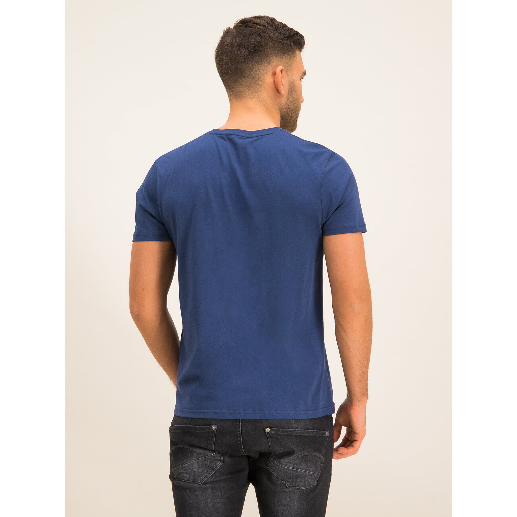 Alpha Industries T-Shirt Basic 100501 Tmavomodrá Regular Fit - Pepit.cz