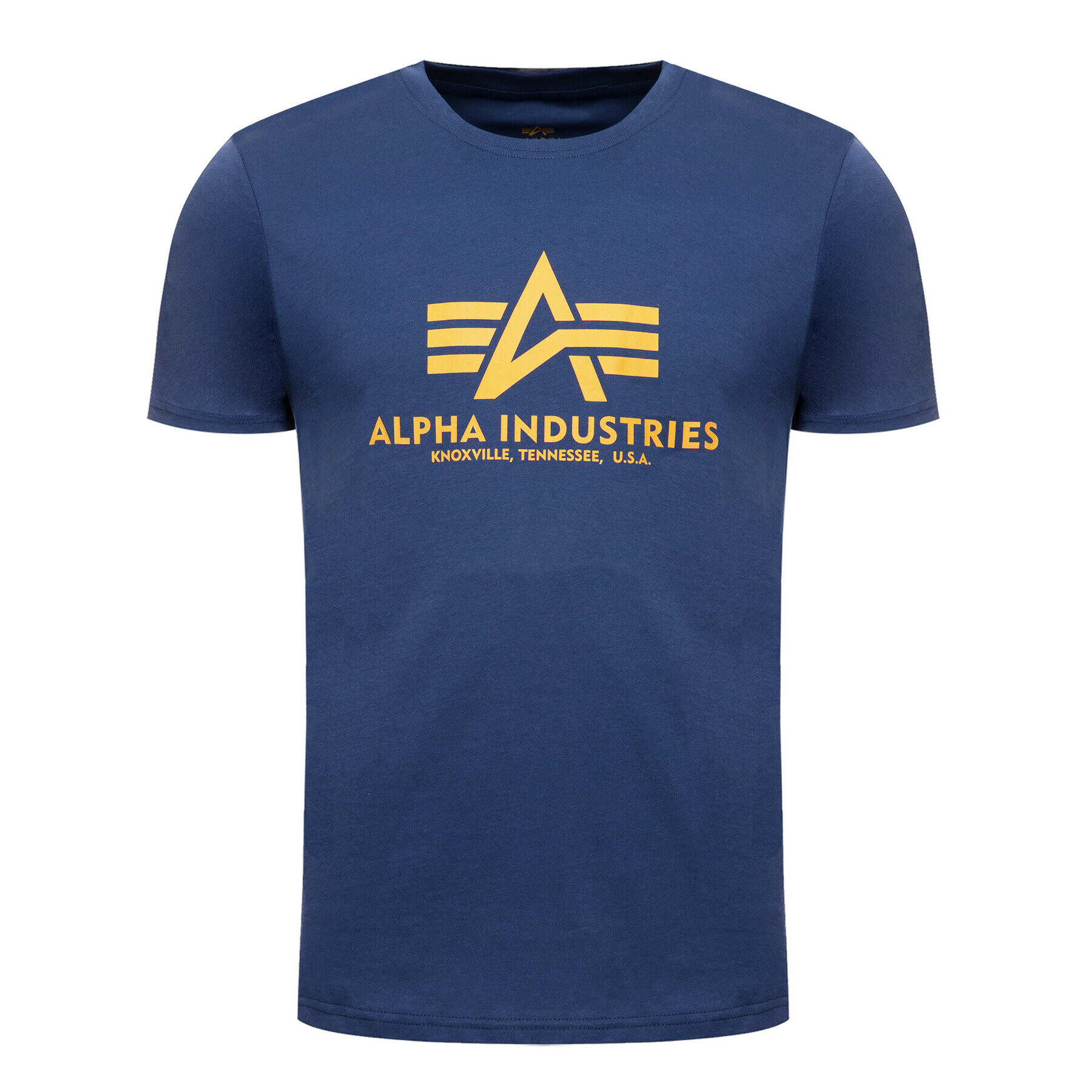 Alpha Industries T-Shirt Basic 100501 Tmavomodrá Regular Fit - Pepit.cz