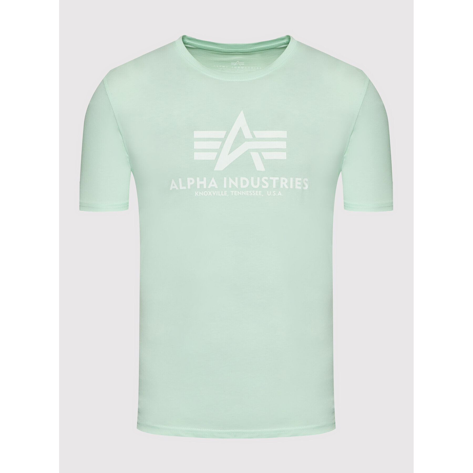 Alpha Industries T-Shirt Basic 100501 Zelená Regular Fit - Pepit.cz