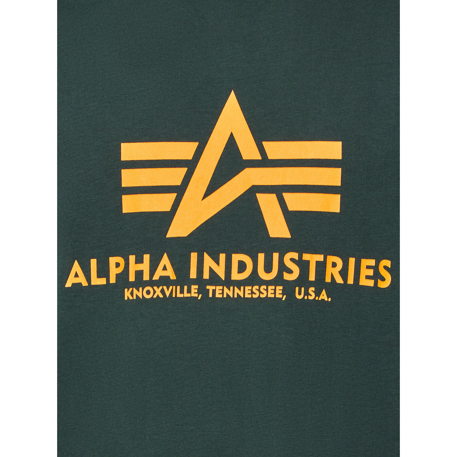 Alpha Industries T-Shirt Basic 100501 Zelená Regular Fit - Pepit.cz