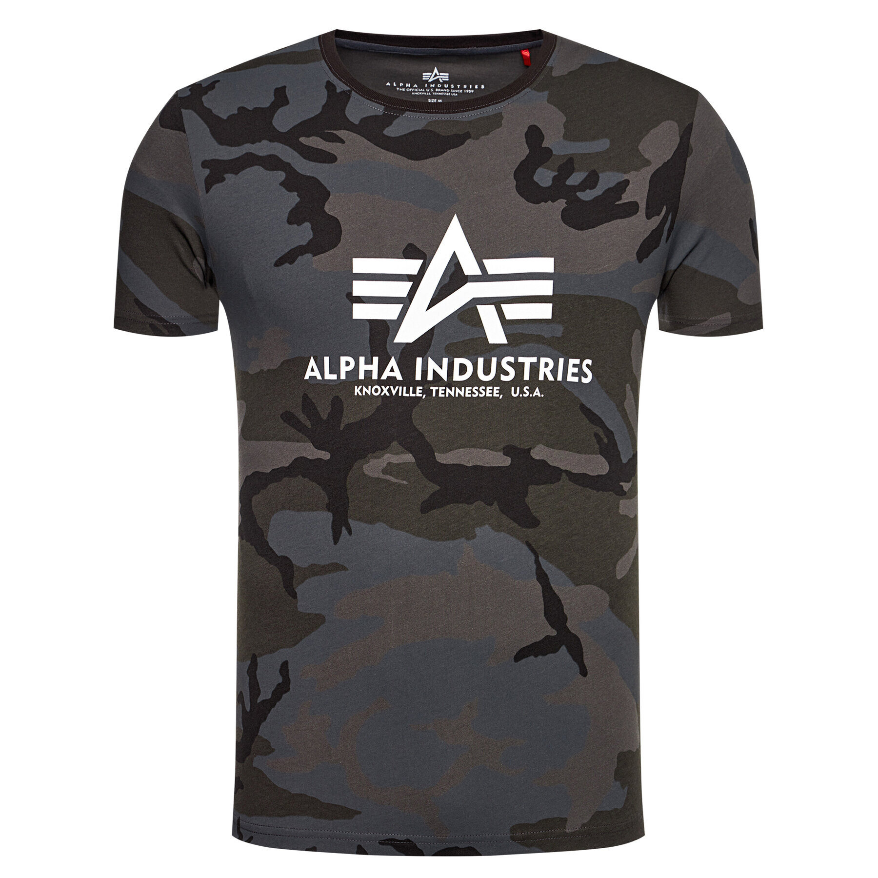 Alpha Industries T-Shirt Basic 100501C Šedá Regular Fit - Pepit.cz