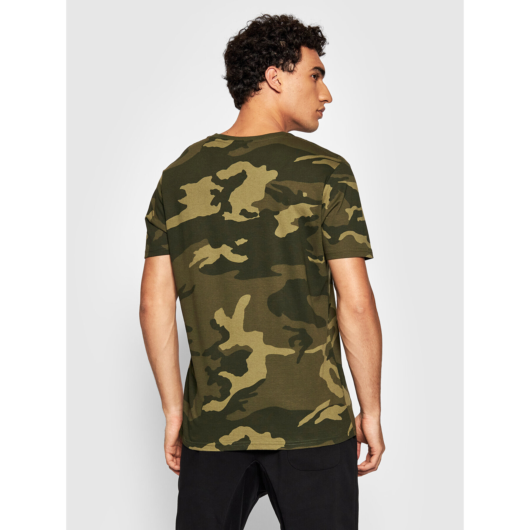 Alpha Industries T-Shirt Basic 100501C Zelená Regular Fit - Pepit.cz