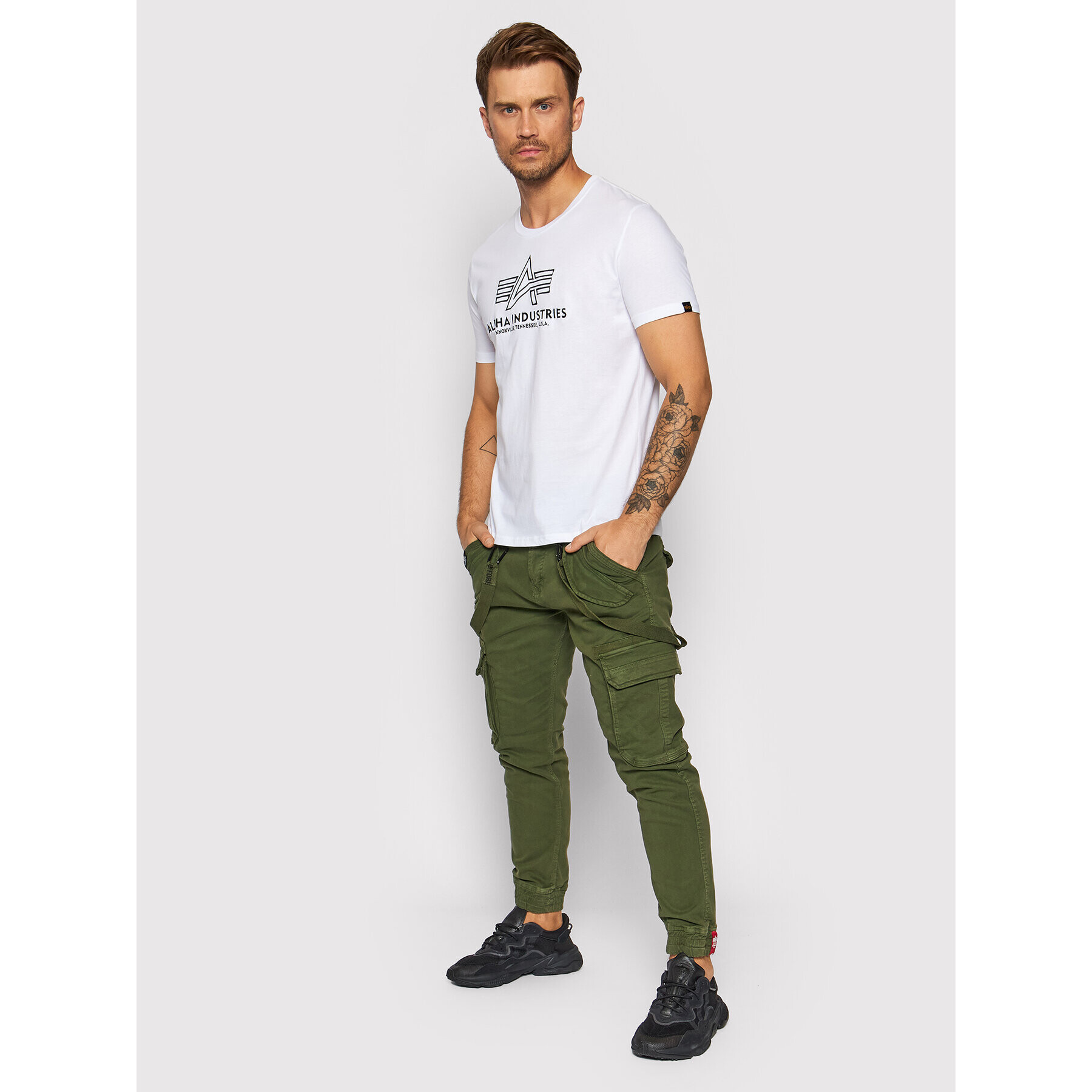 Alpha Industries T-Shirt Basic 118505 Bílá Regular Fit - Pepit.cz