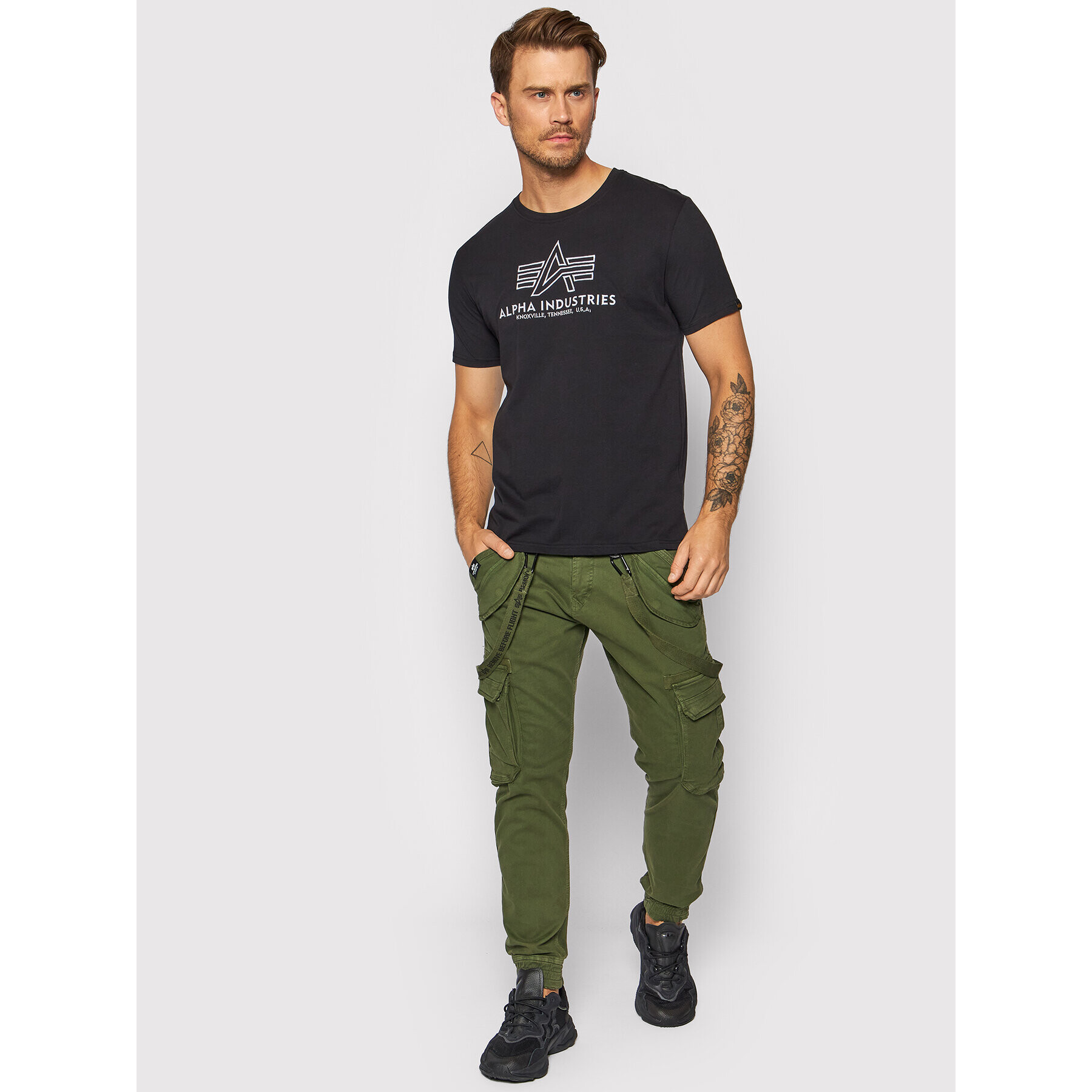 Alpha Industries T-Shirt Basic 118505 Černá Regular Fit - Pepit.cz