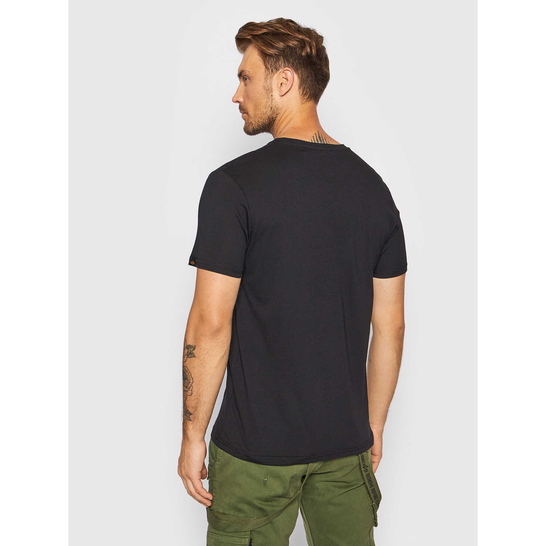 Alpha Industries T-Shirt Basic 118505 Černá Regular Fit - Pepit.cz