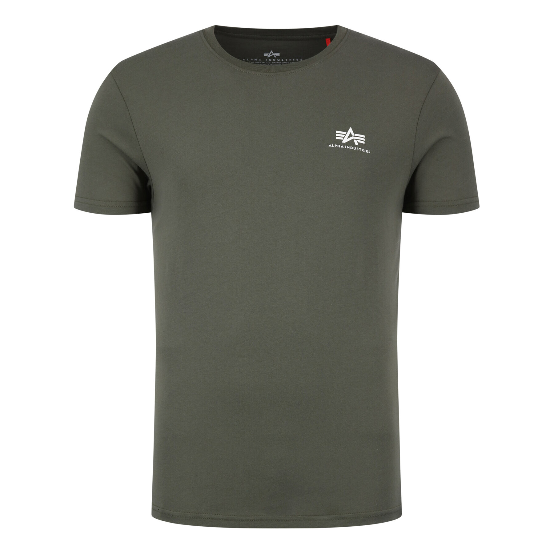 Alpha Industries T-Shirt Basic 188505 Zelená Regular Fit - Pepit.cz