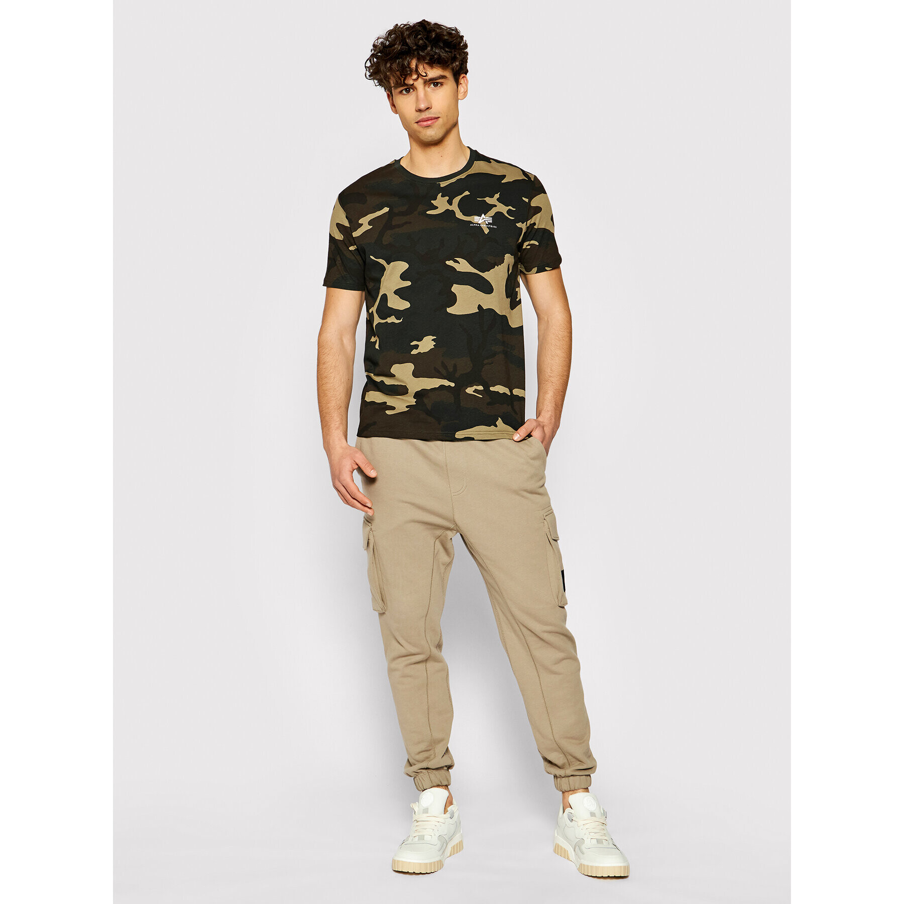 Alpha Industries T-Shirt Basic Small Logo 188505C Barevná Regular Fit - Pepit.cz