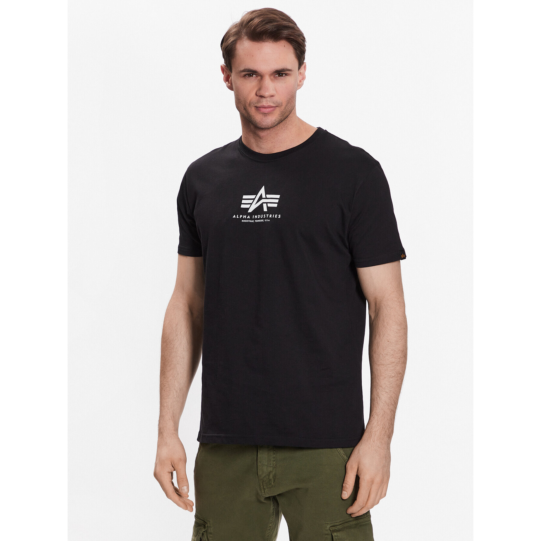 Alpha Industries T-Shirt Basic 118533 Černá Regular Fit - Pepit.cz